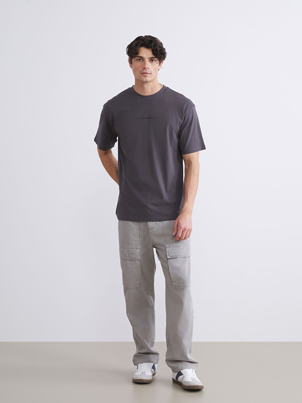 Crew Neck Printed Men's T-Shirt-2