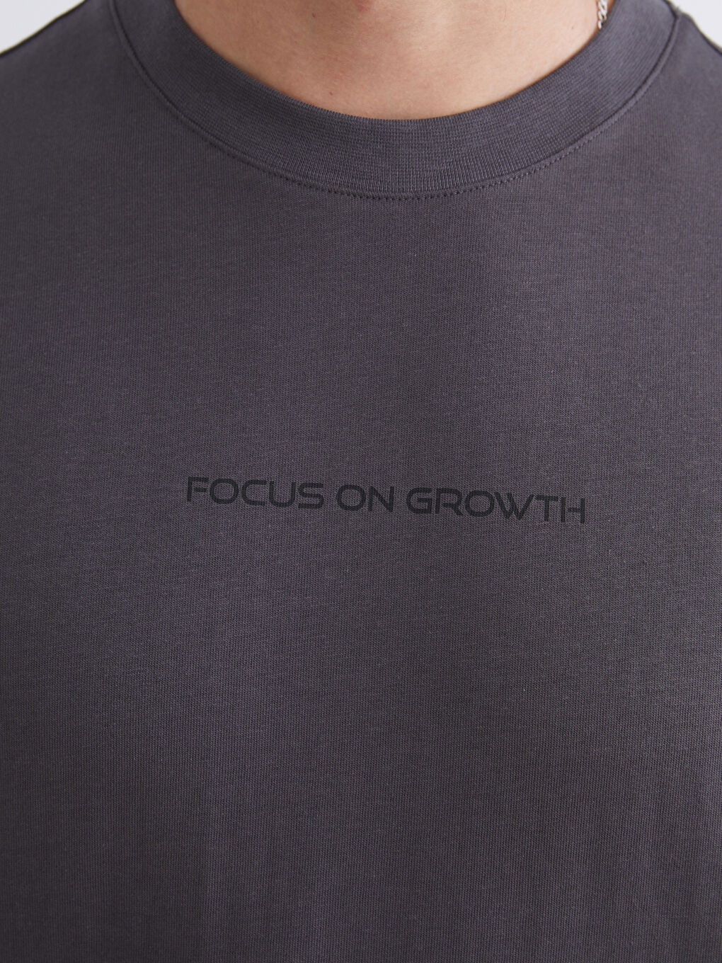Crew Neck Printed Men's T-Shirt-4