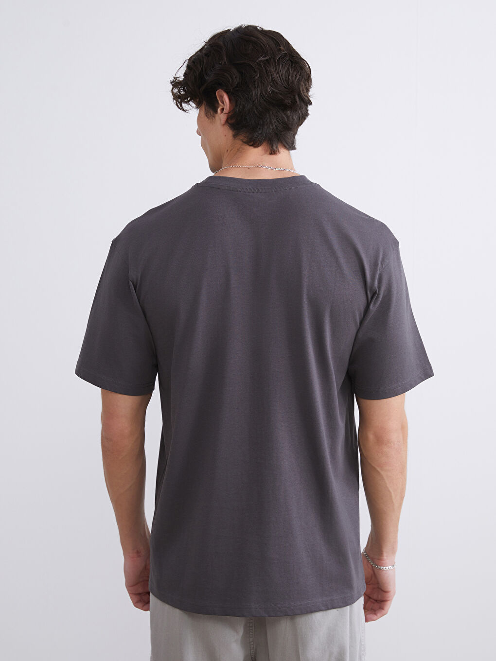 Crew Neck Printed Men's T-Shirt-6