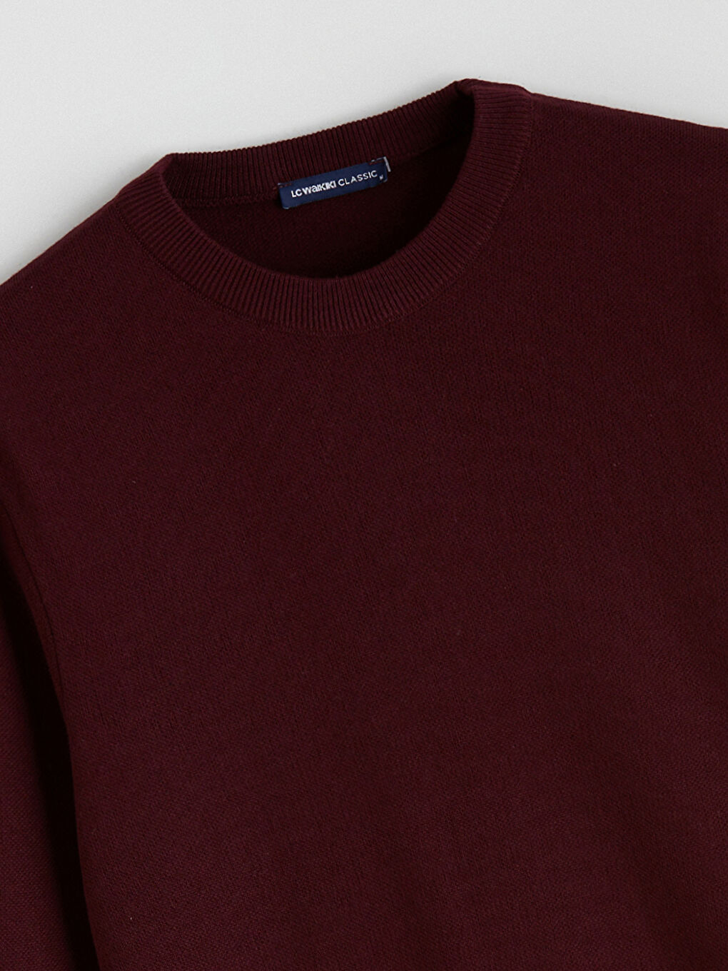 Bisiklet Yaka Erkek Triko Kazak-5