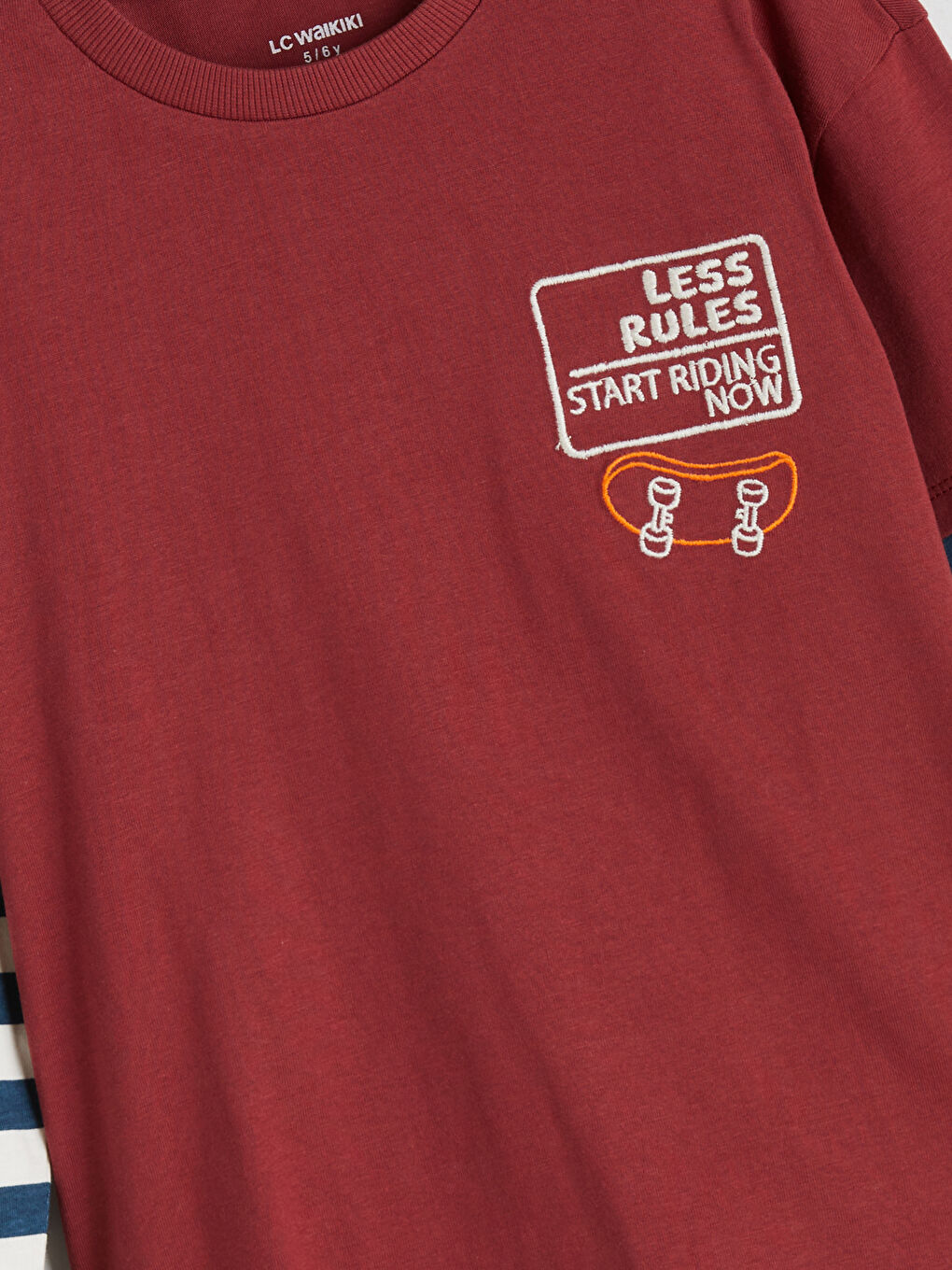 Crew Neck Boys' T-Shirt-1