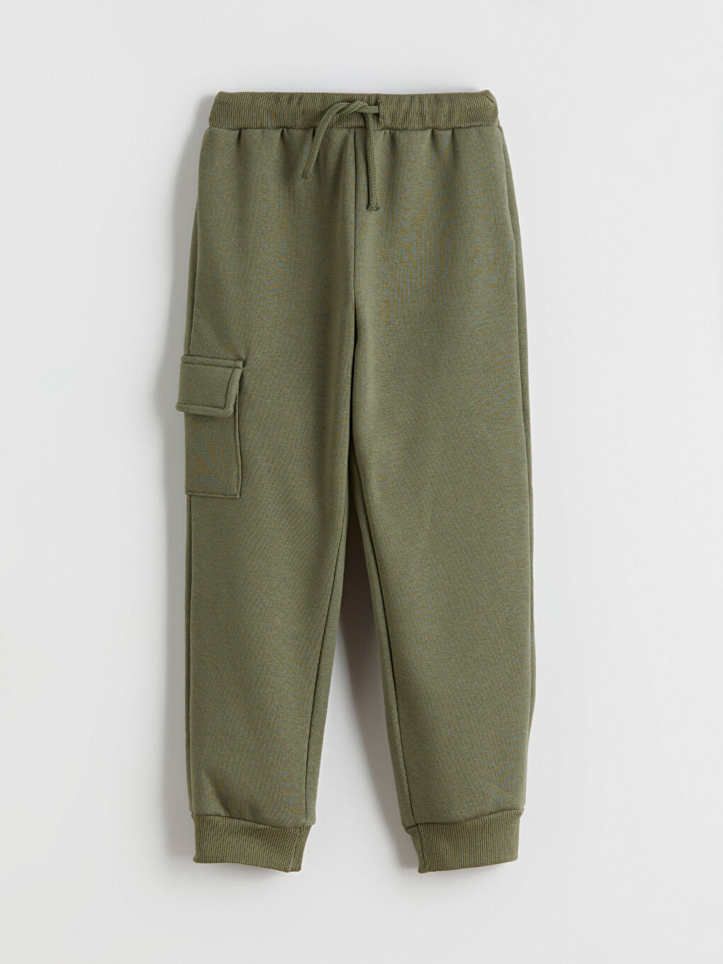 Haki Beli Lastikli Erkek Çocuk Jogger Eşofman Altı