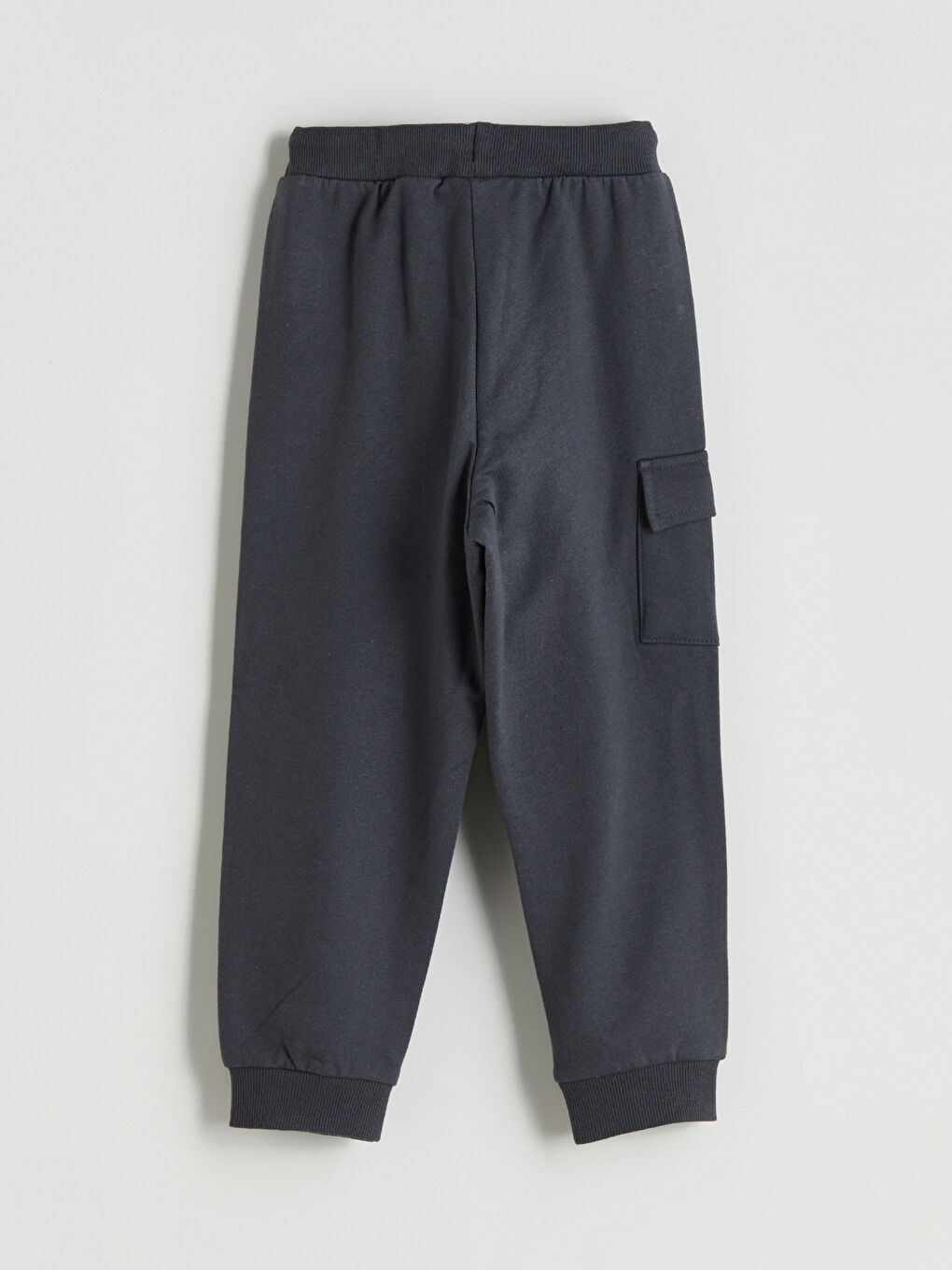 Antrasit Beli Lastikli Erkek Çocuk Jogger Eşofman Altı-2