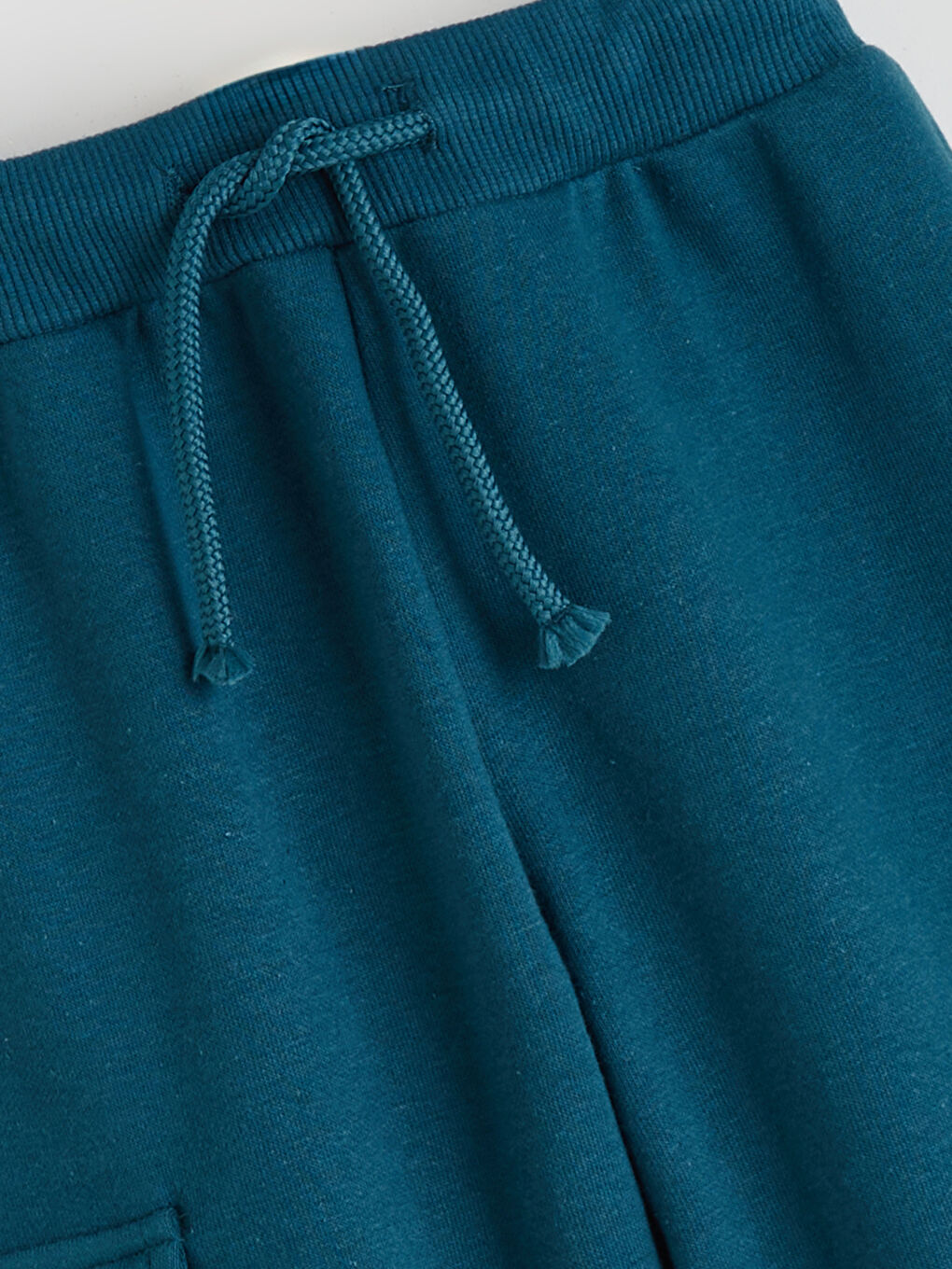 Petrol Beli Lastikli Erkek Çocuk Jogger Eşofman Altı-2