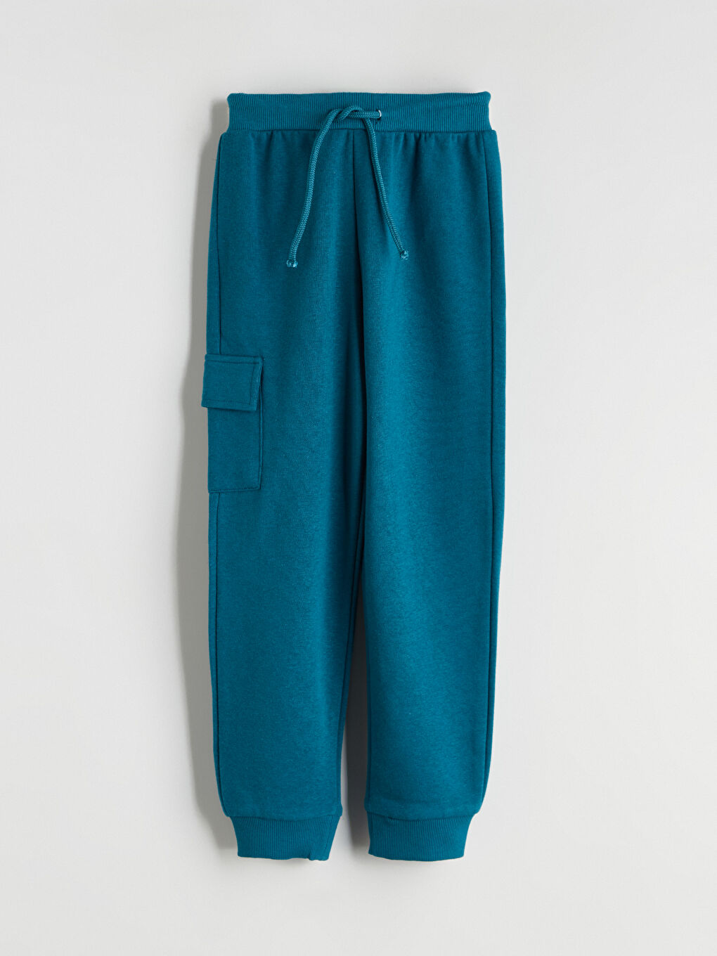 Petrol Beli Lastikli Erkek Çocuk Jogger Eşofman Altı