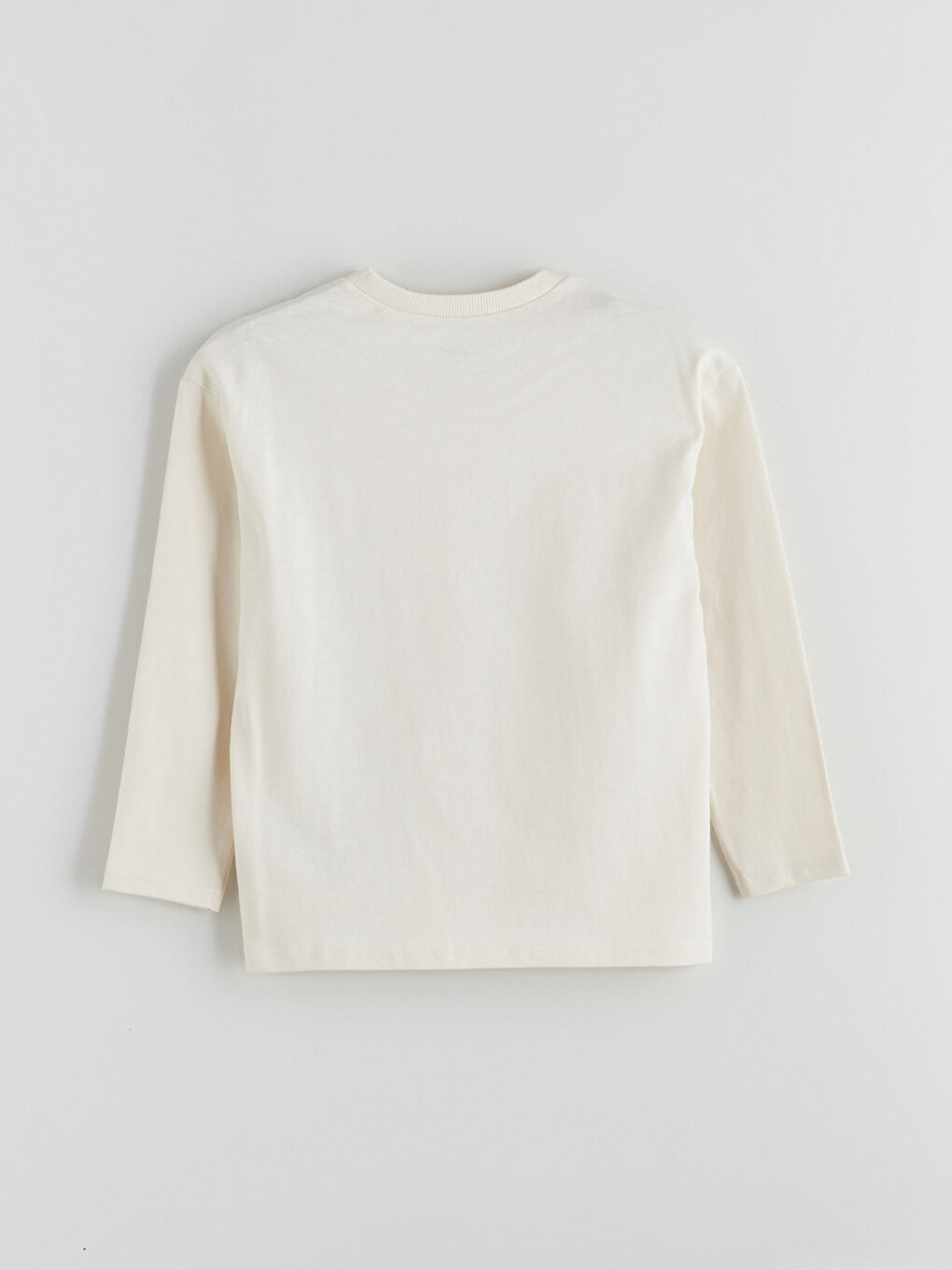 Bej Bisiklet Yaka Baskılı Erkek Çocuk Tişört-1