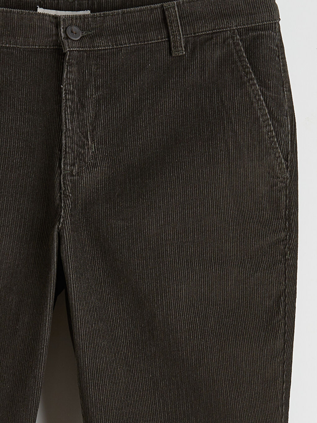 кең қондырмалы барқыт ерлер шалбары-12