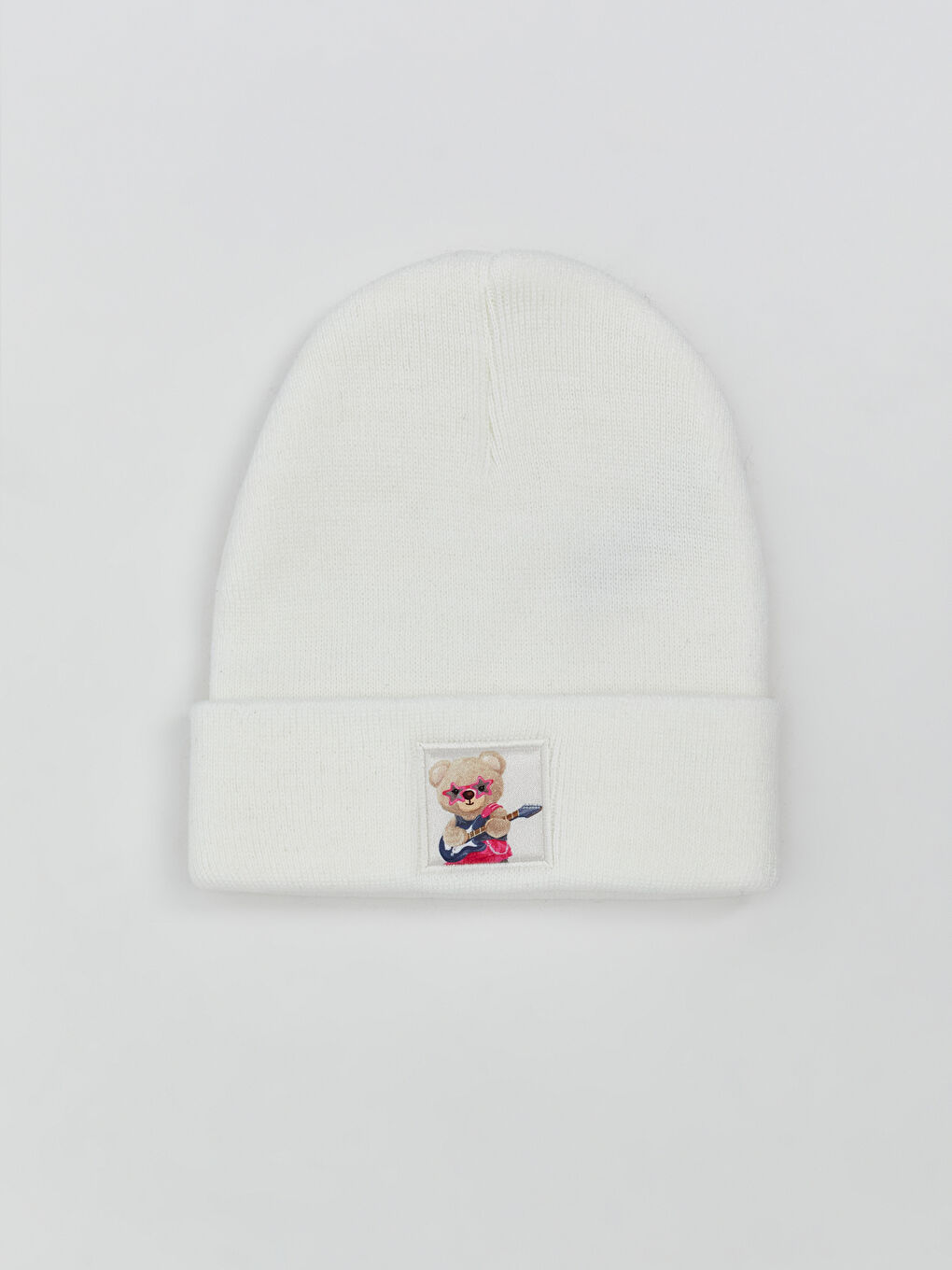 LCW ACCESSORIES Bear Teddy Embroidered Girl'S Beanie -W5AD99Z4-FFB