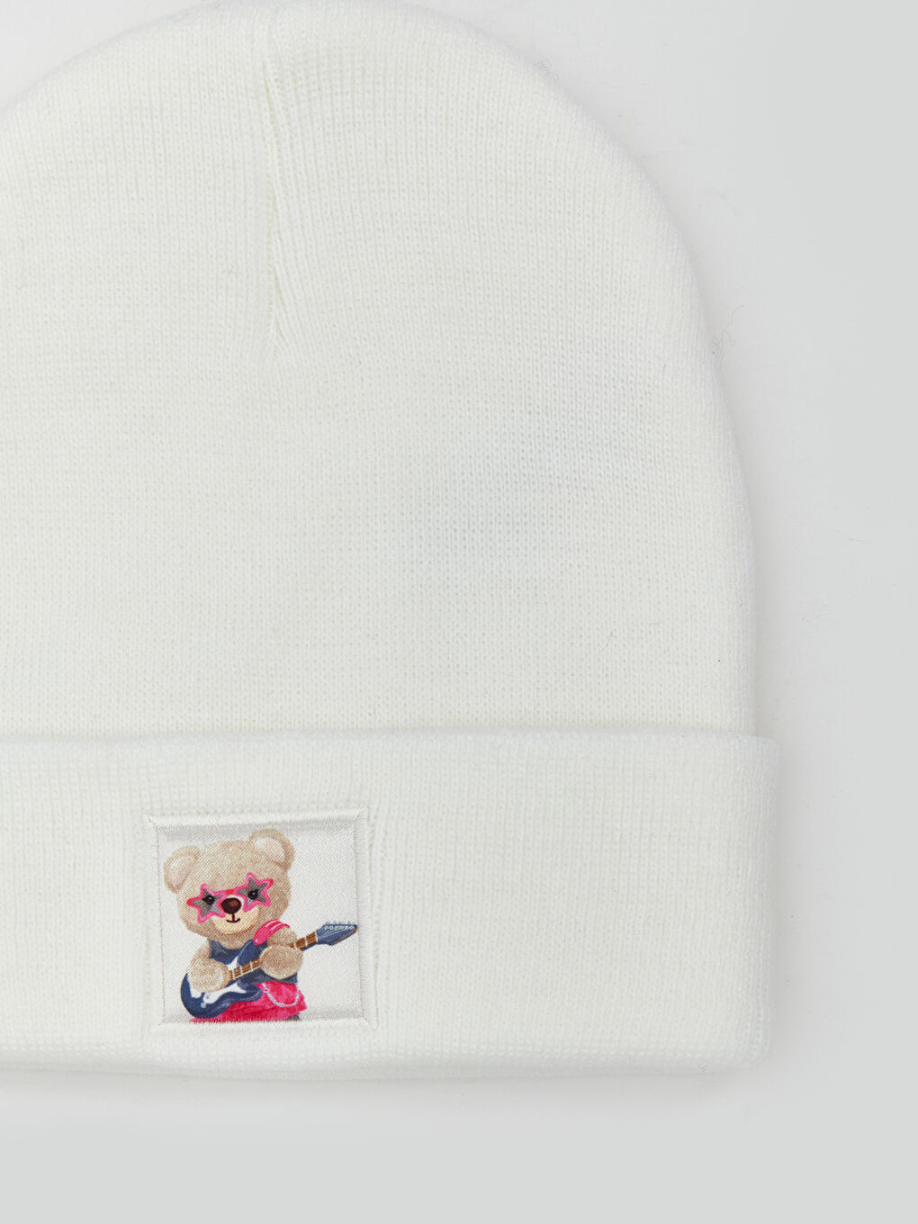 LCW ACCESSORIES Bear Teddy Embroidered Girl'S Beanie -W5AD99Z4-FFB