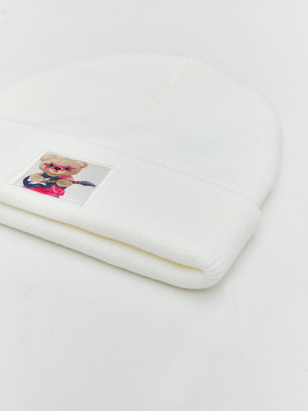 LCW ACCESSORIES Bear Teddy Embroidered Girl'S Beanie -W5AD99Z4-FFB