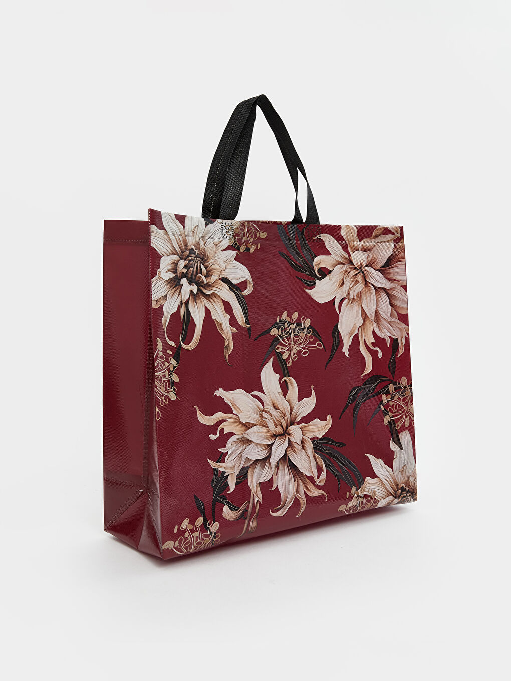 Floral Printed Women's Shopping Bag-1