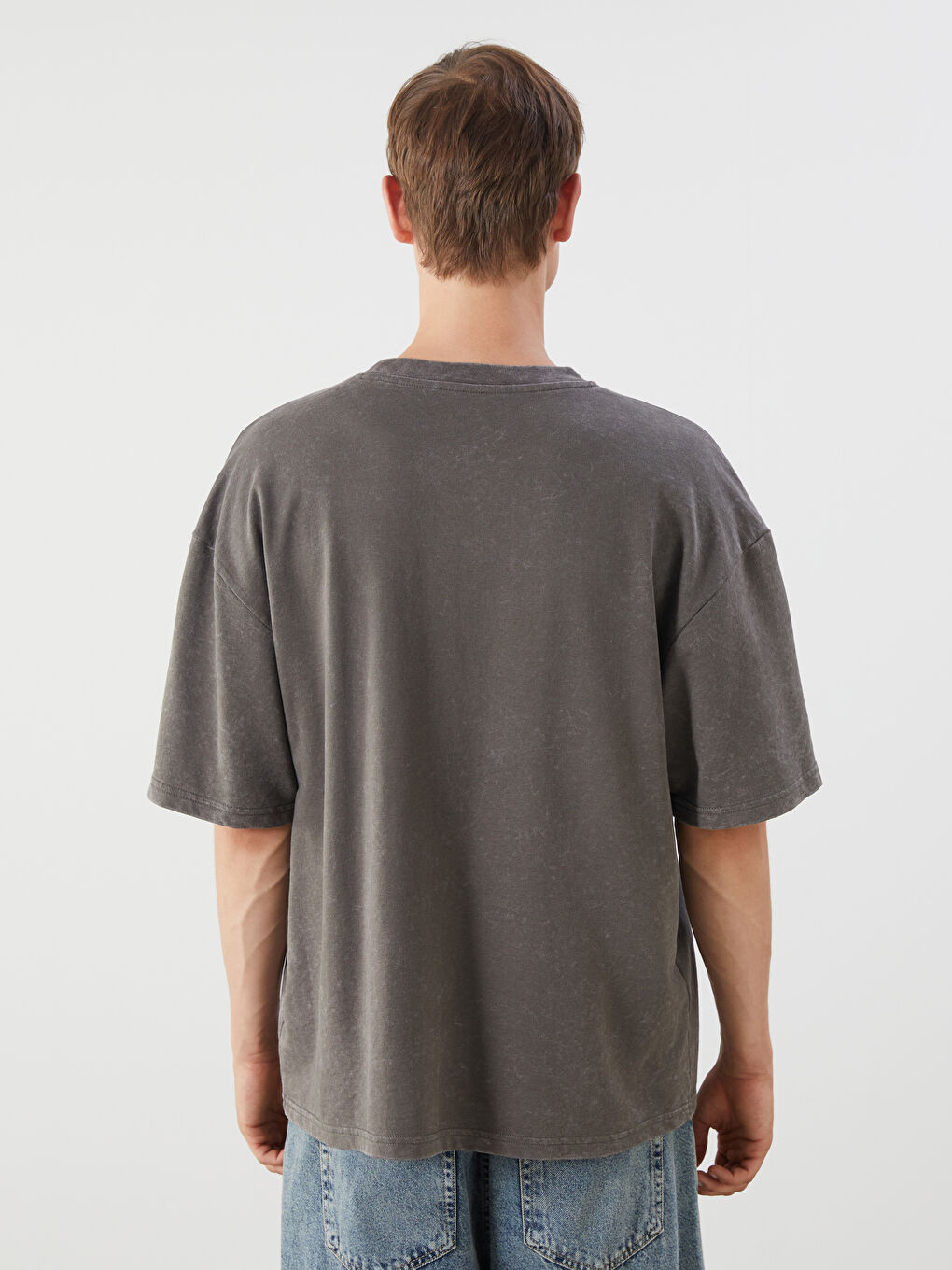 Crew Neck Printed Men's T-Shirt-7