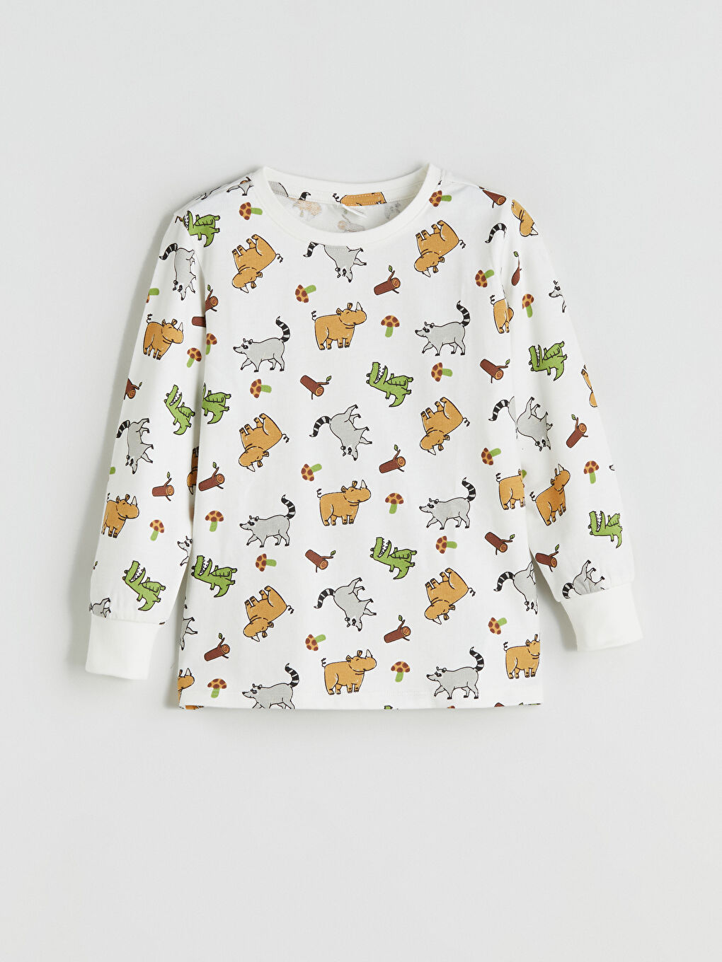 LCW Kids Boy ECRU Pyjama Set -W5AE23Z1-LRA