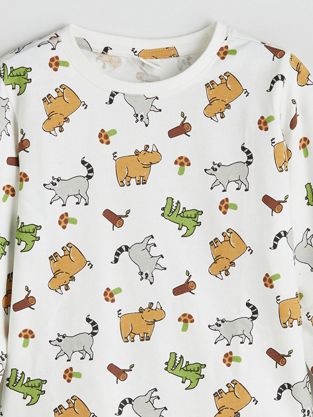 LCW Kids Boy ECRU Pyjama Set -W5AE23Z1-LRA