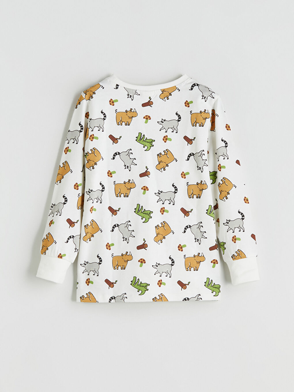 LCW Kids Boy ECRU Pyjama Set -W5AE23Z1-LRA
