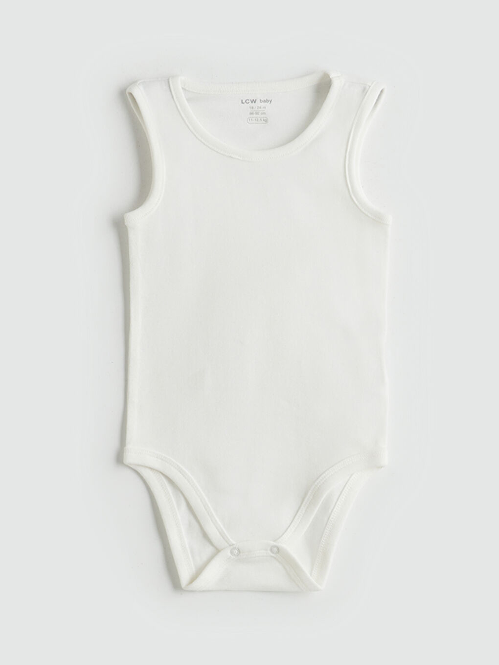 Basic Baby Girls Snap-Button Bodysuit 2 Pack-1