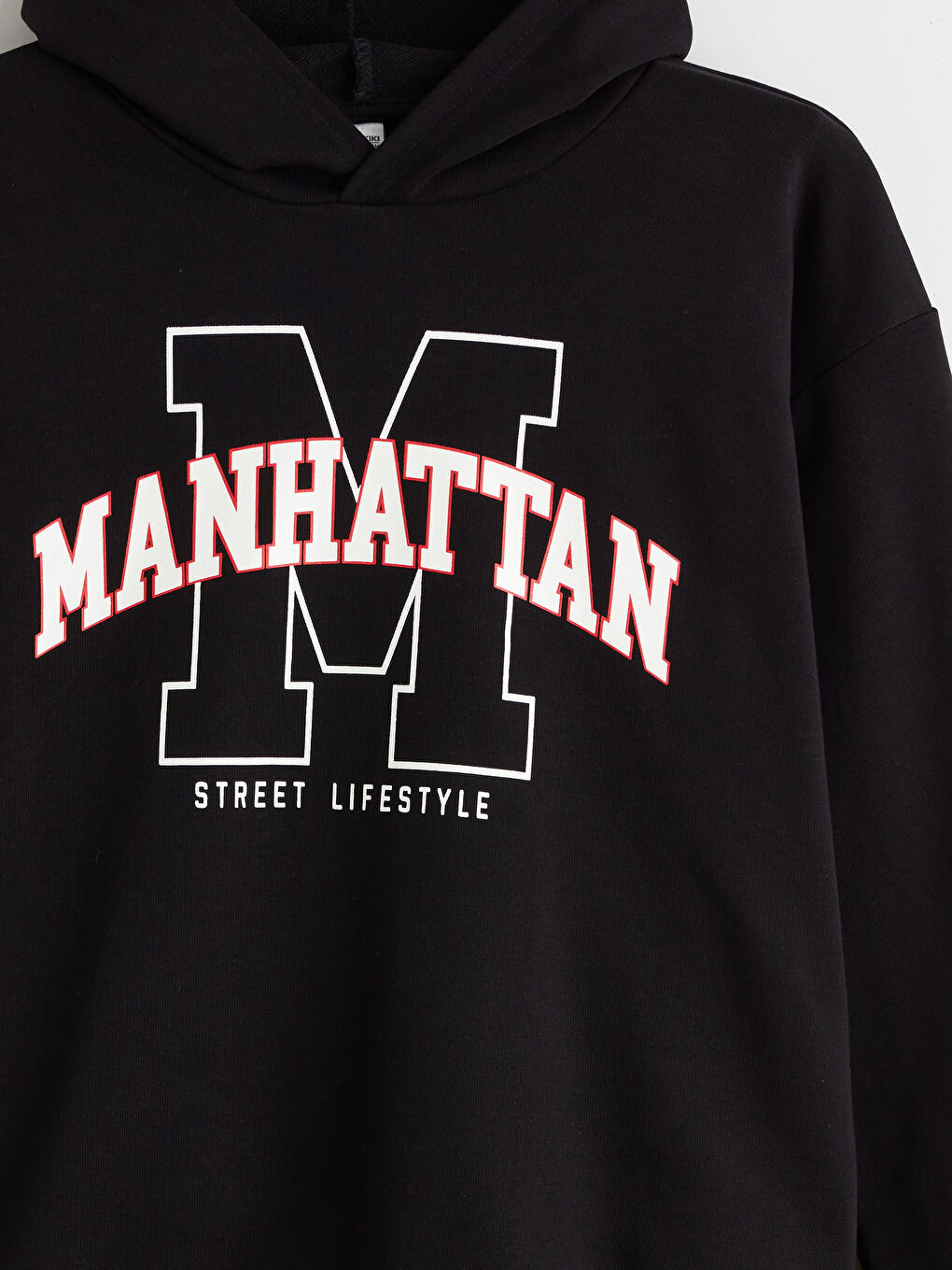 Kapüşonlu Baskılı Erkek Çocuk Sweatshirt-2