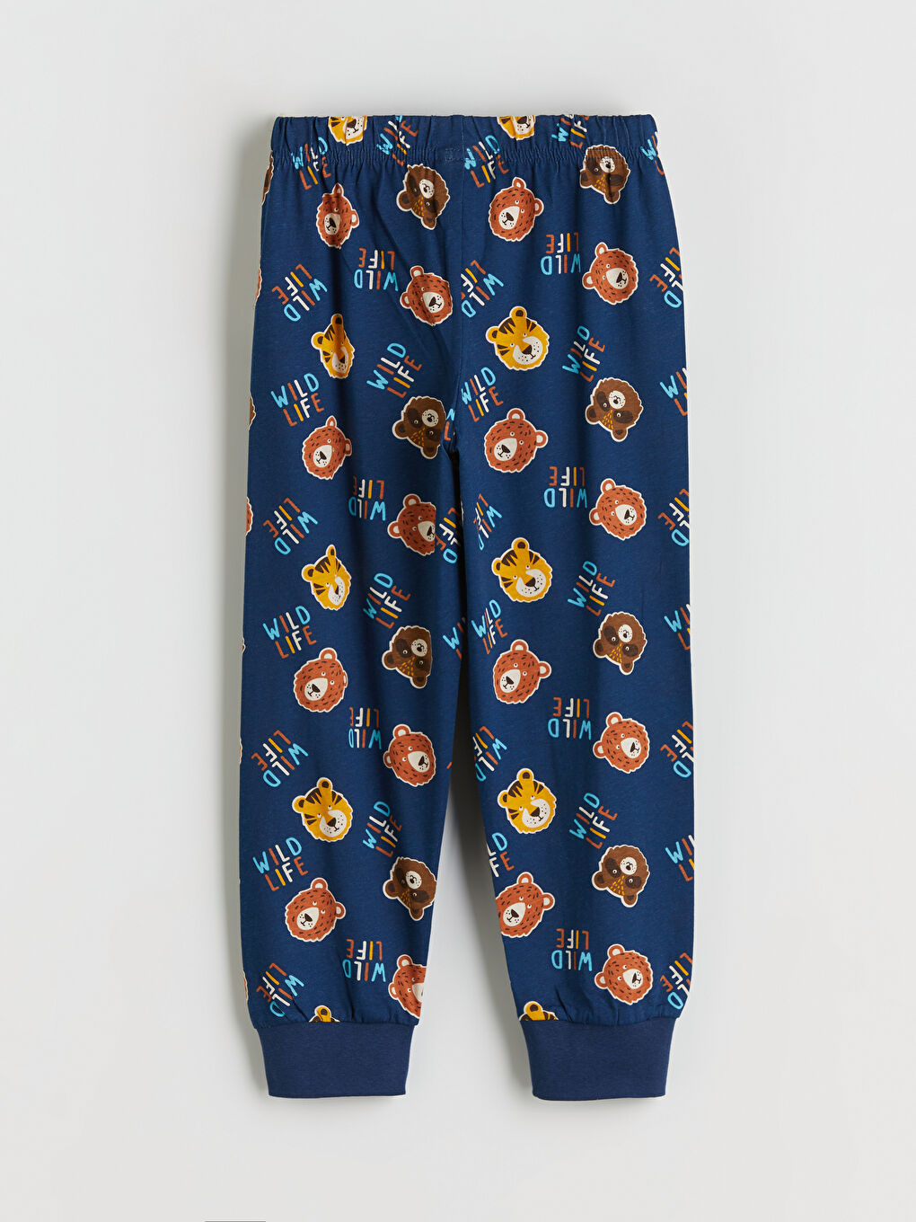 Пижамный комплект для мальчиков с круглым вырезом и принтом-4