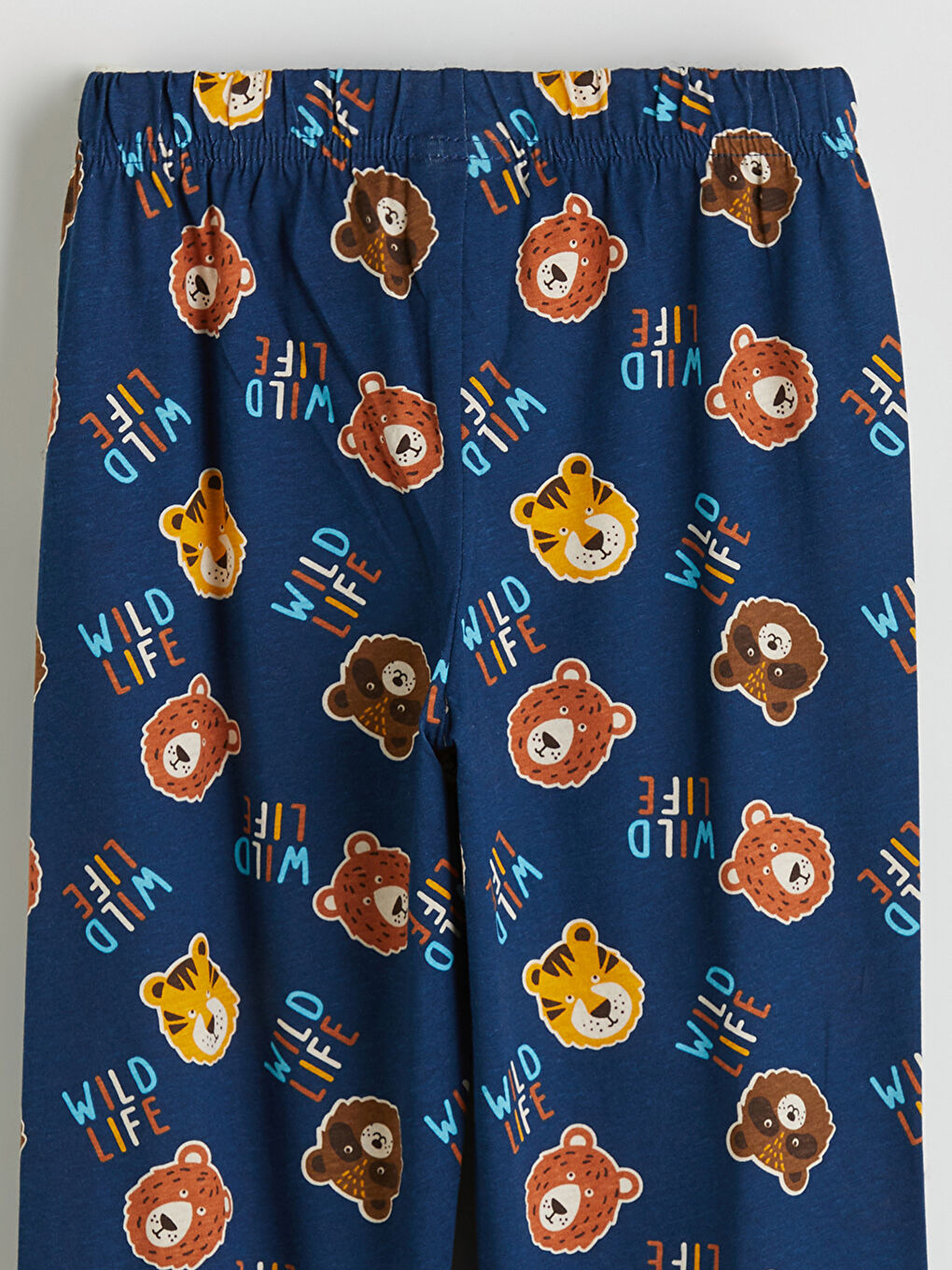 Пижамный комплект для мальчиков с круглым вырезом и принтом-5