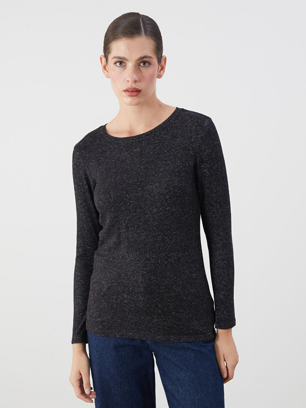 LCWAIKIKI Basic Crew Neck Women's Body -W5AE51Z8-CVL