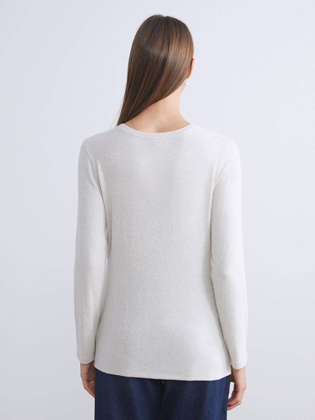 LCWAIKIKI Basic Crew Neck Women's Body -W5AE51Z8-DCY