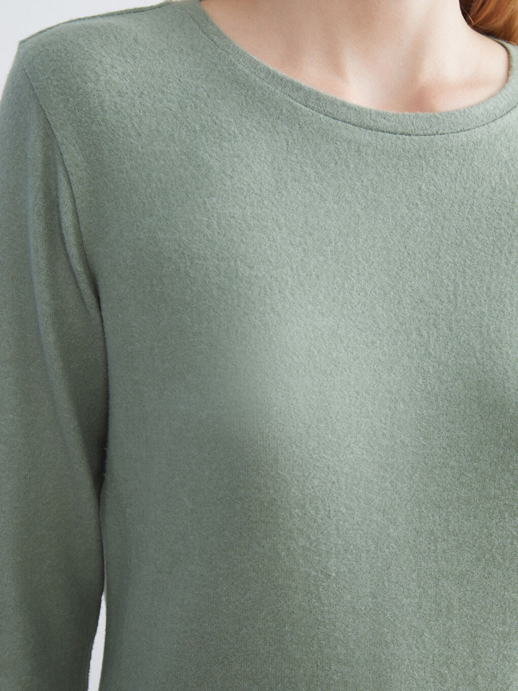 Body cu Guler Rotund pentru Femei-3