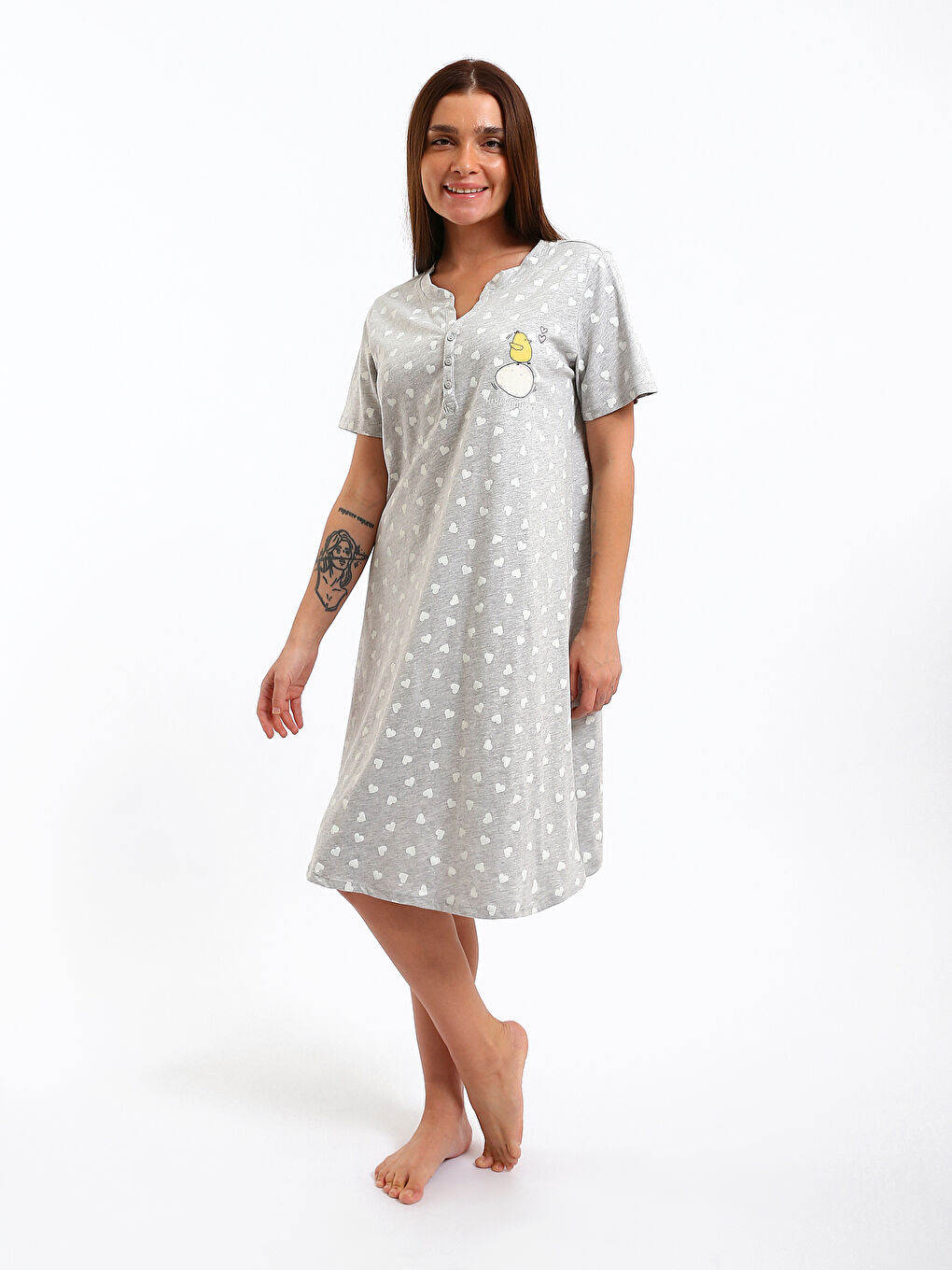 Женщины Серый Ночная сорочка