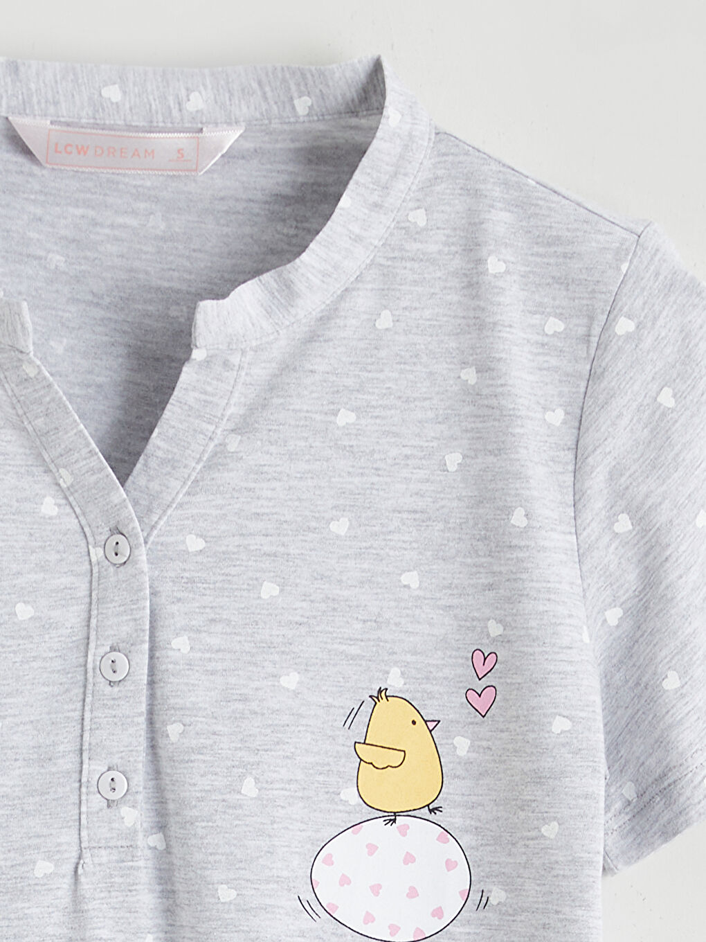 Woman GREY Nightdress-1