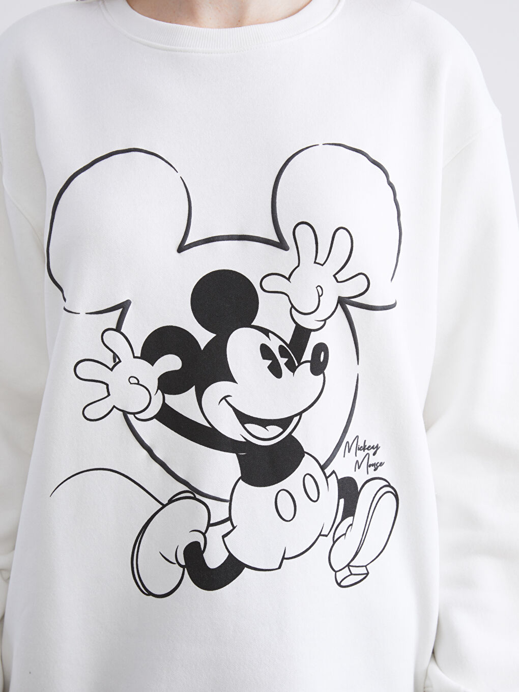 Woman ECRU Sweatshirt-2