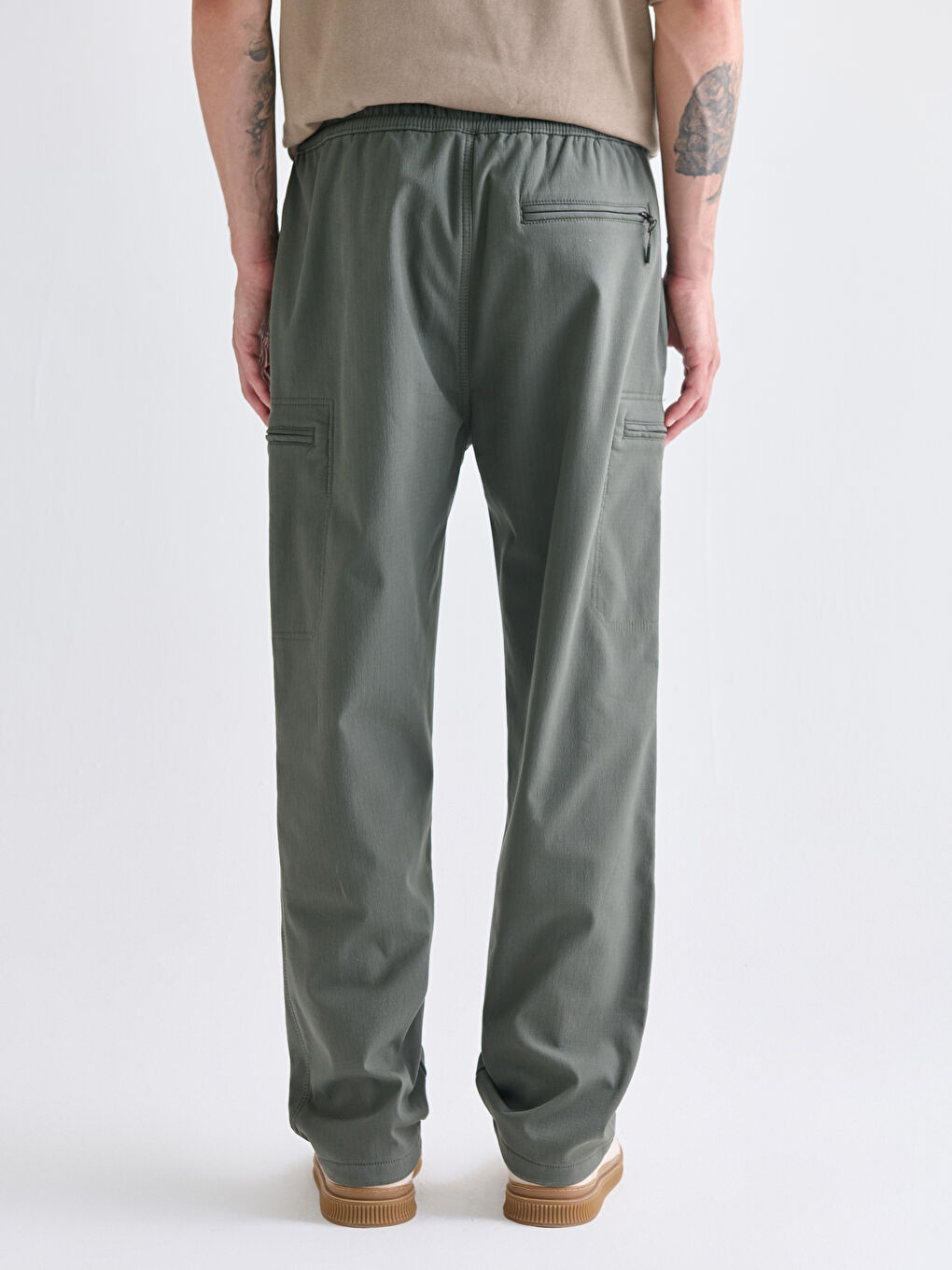 Standard Fit Men's Cargo Trousers-3