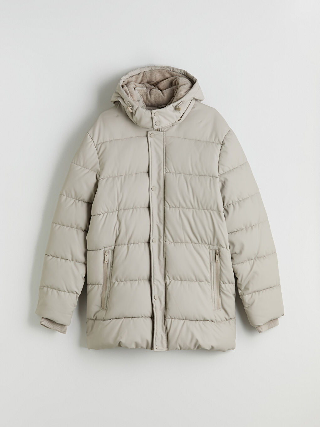 Relaxed Fit Hooded Men's Puffer Coat-5