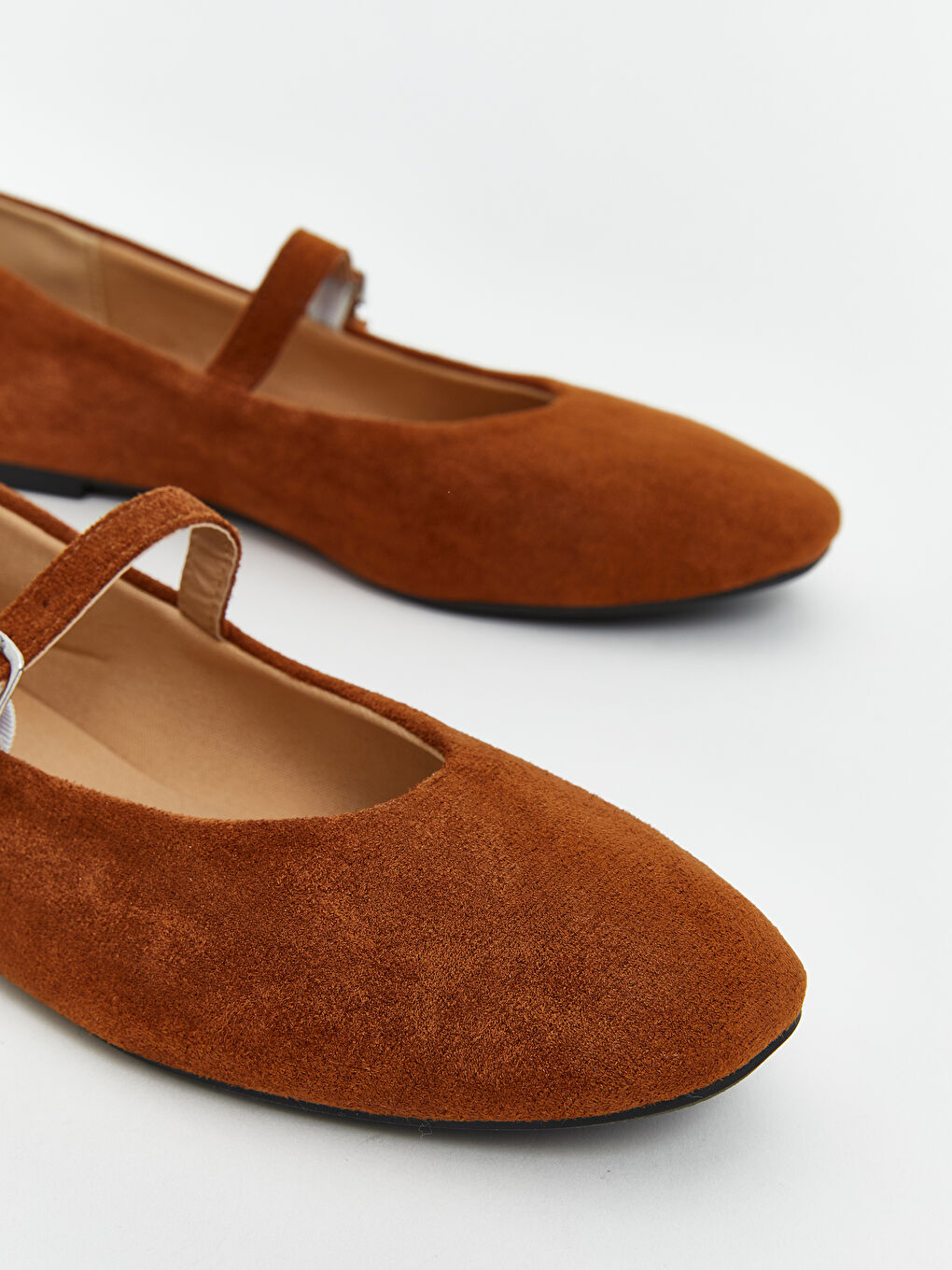 LCW STEPS Suede Look Women's Ballet Flat -W5AF06Z8-CXS