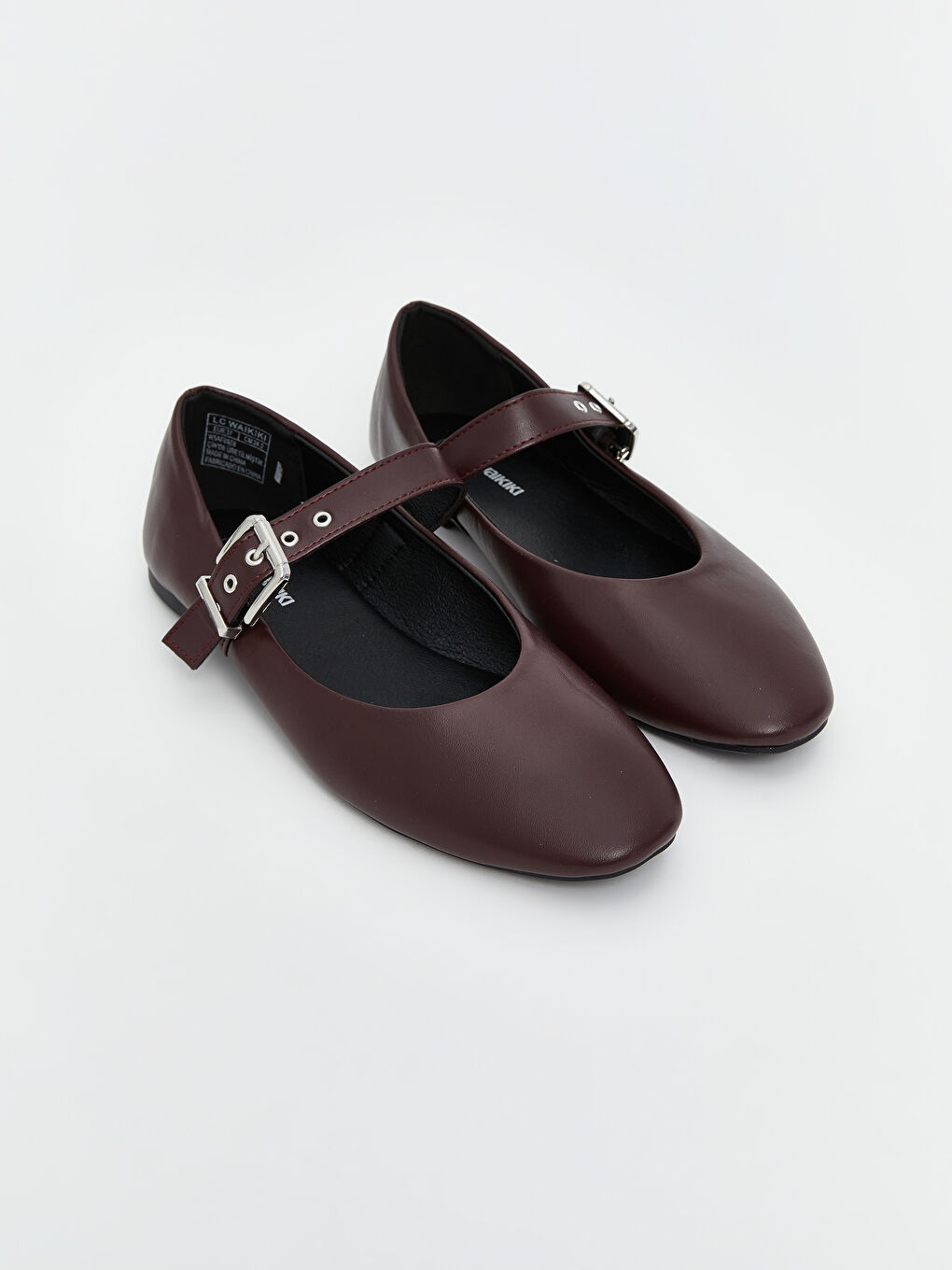LCW STEPS پێڵاوی بالێ چەرمى دەستکرد بۆ ژنان -W5AF09Z8-JKP