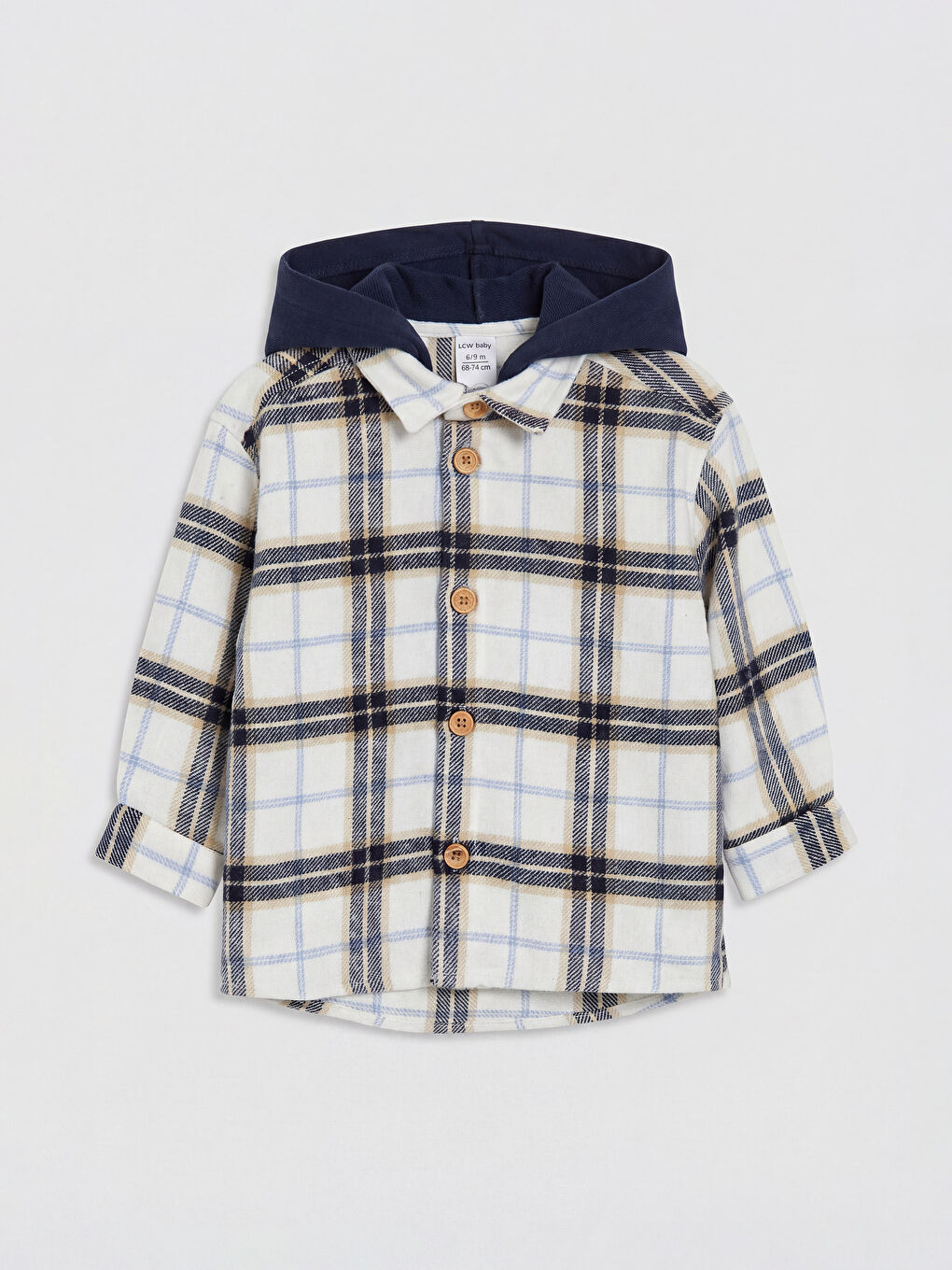 Hooded Plaid Boys' Shirt