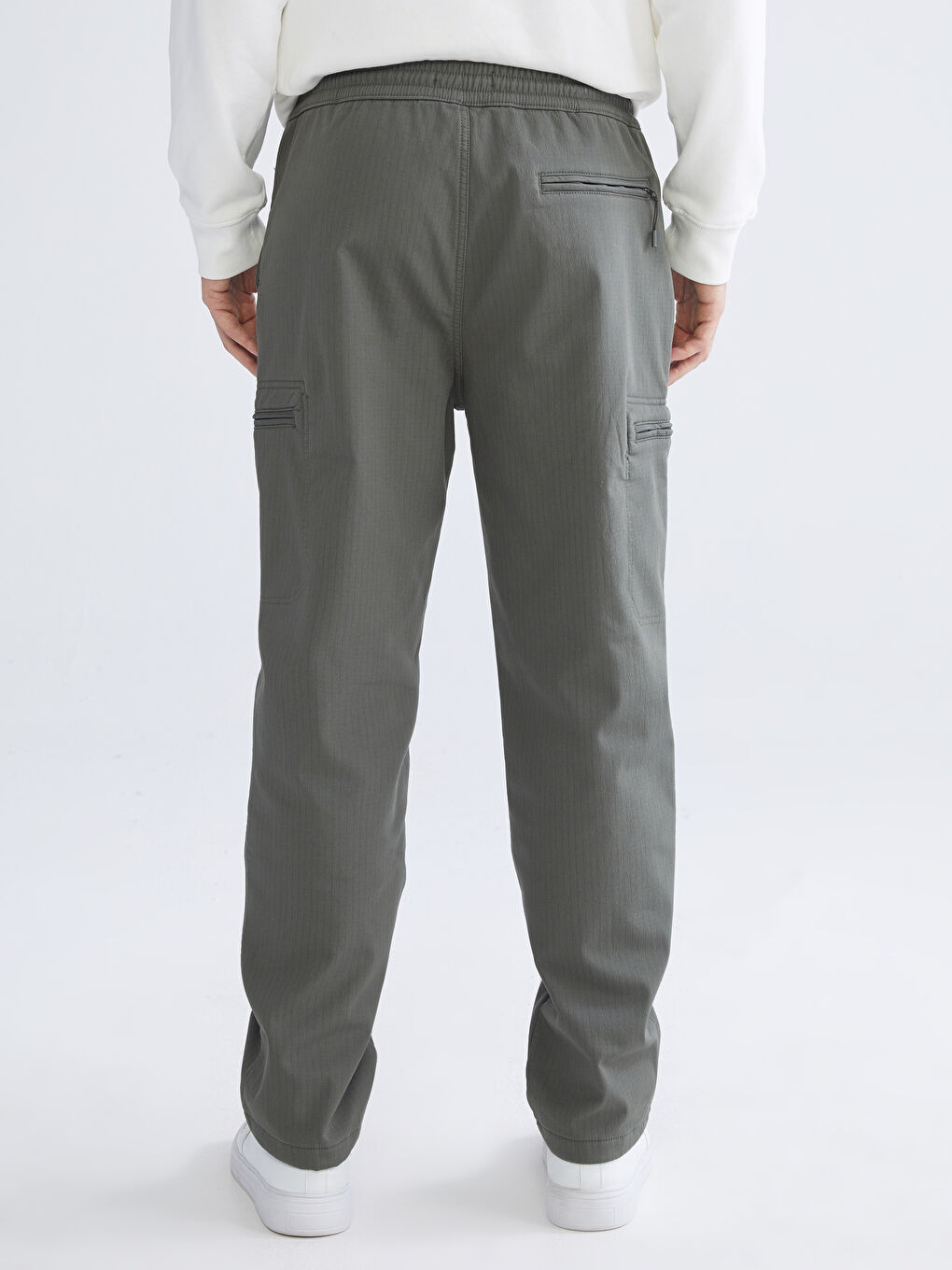 Standard Fit Men's Cargo Trousers-3