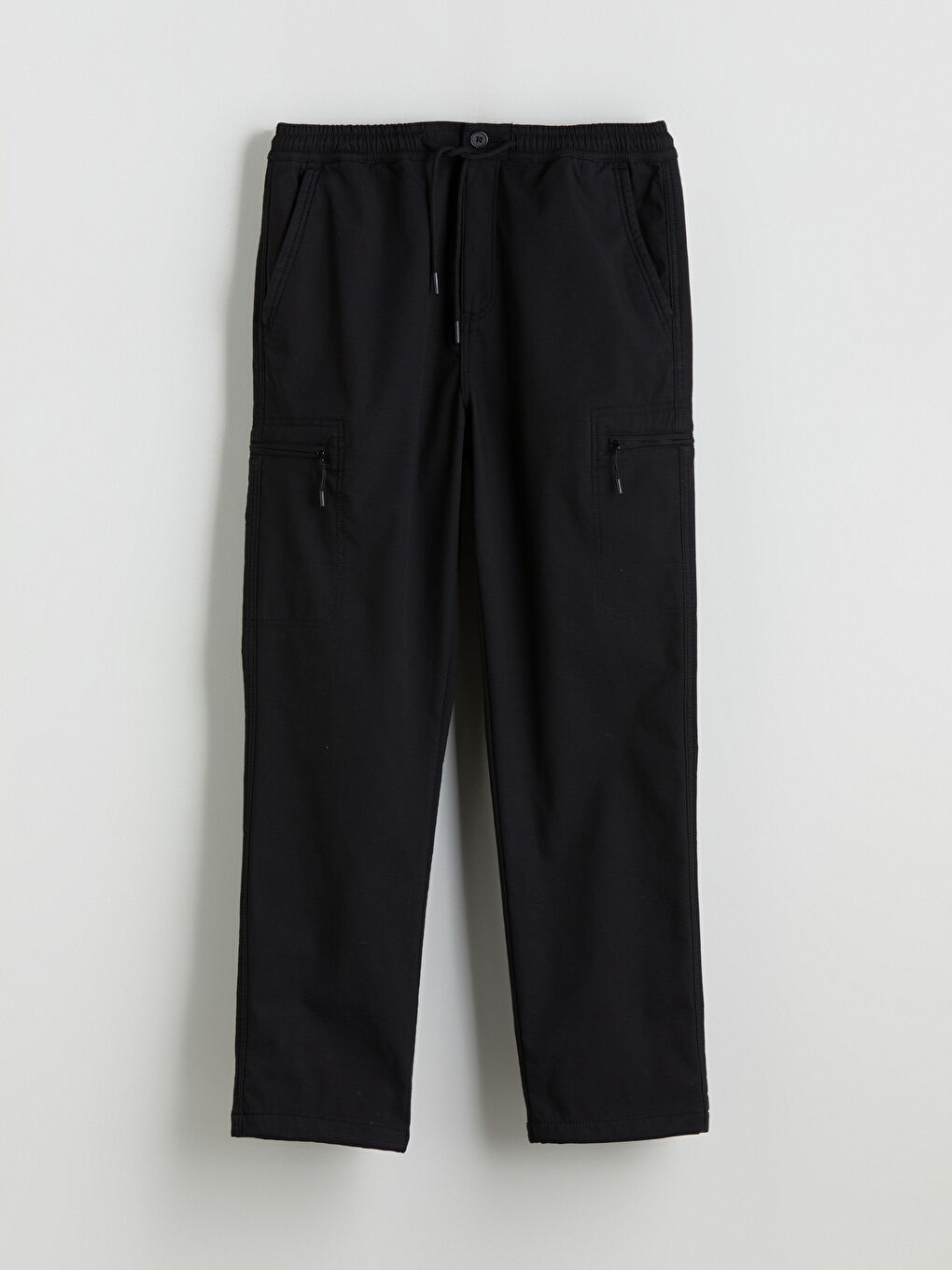 Standard Fit Men's Cargo Trousers-4
