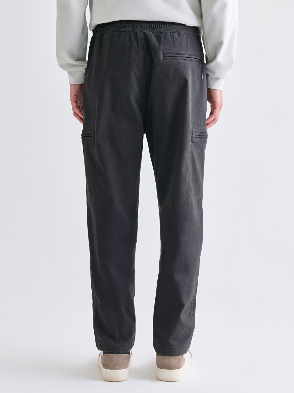 Standard Fit Men's Cargo Trousers-3