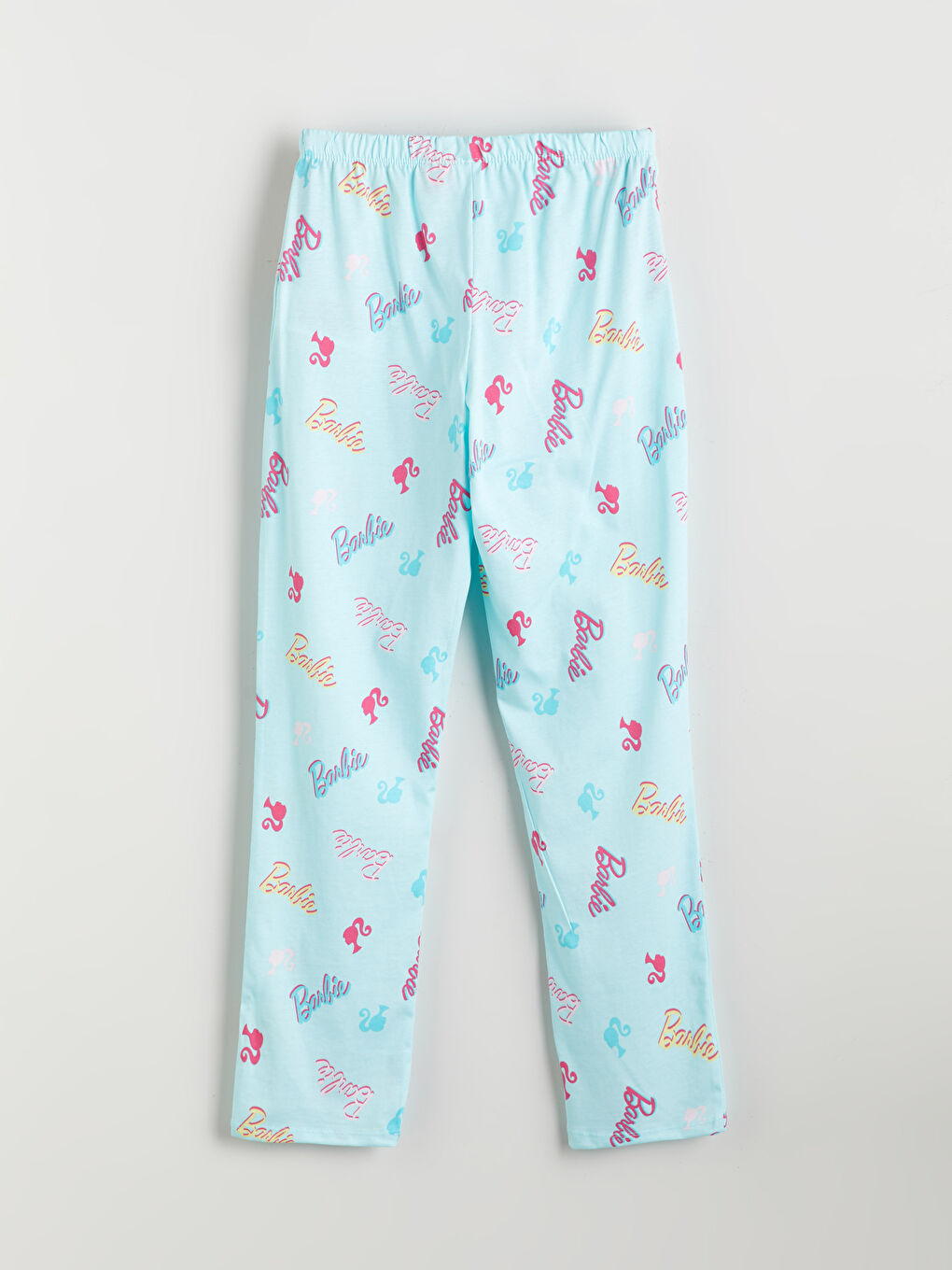 LCW Kids Crew Neck Barbie Printed Girls' Pyjama Set -W5AF42Z4-QWM