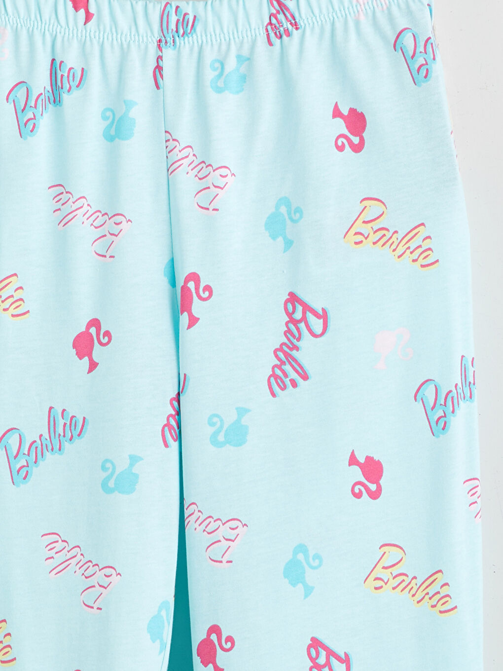 LCW Kids Crew Neck Barbie Printed Girls' Pyjama Set -W5AF42Z4-QWM