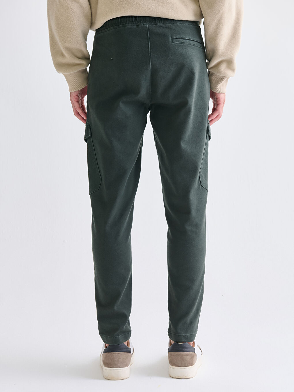 Slim Fit Men's Cargo Trousers-3