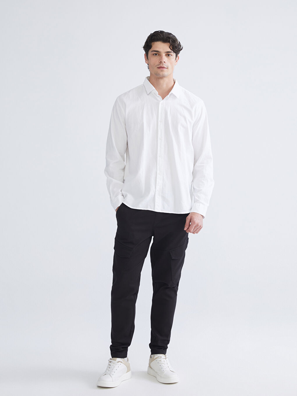 Slim Fit Men's Cargo Trousers