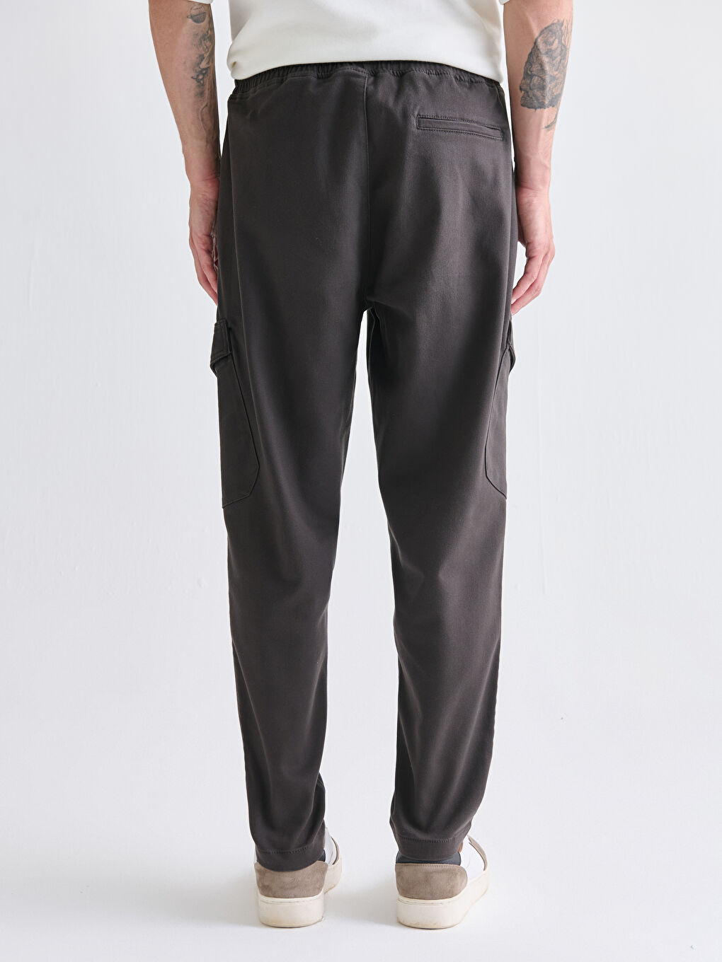 Slim Fit Men's Cargo Trousers-3