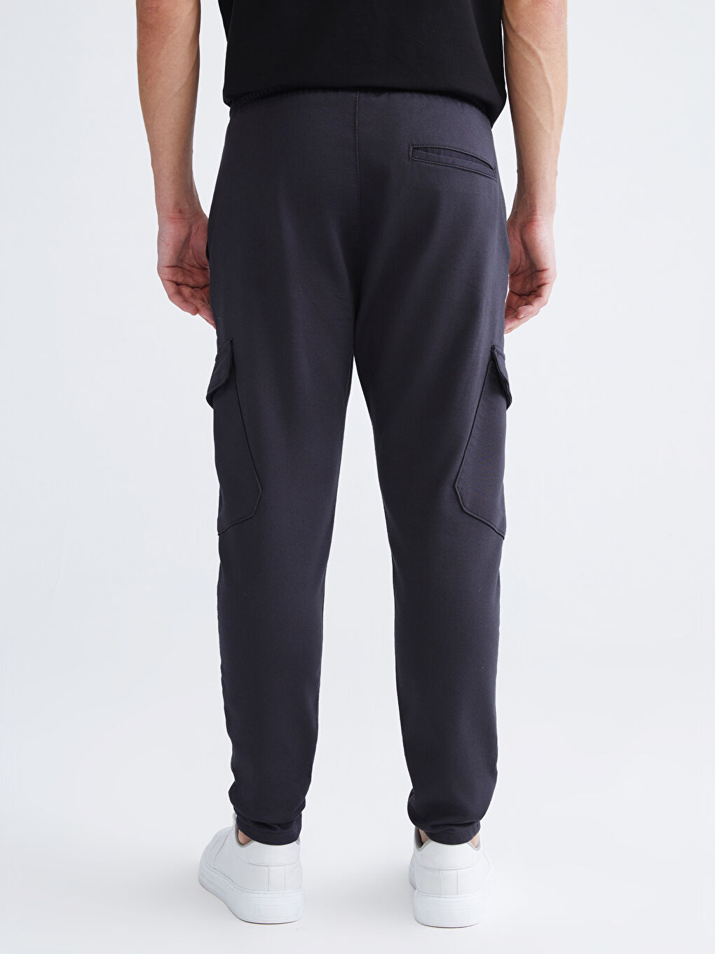 Antrasit Slim Fit Erkek Kargo Pantolon-3