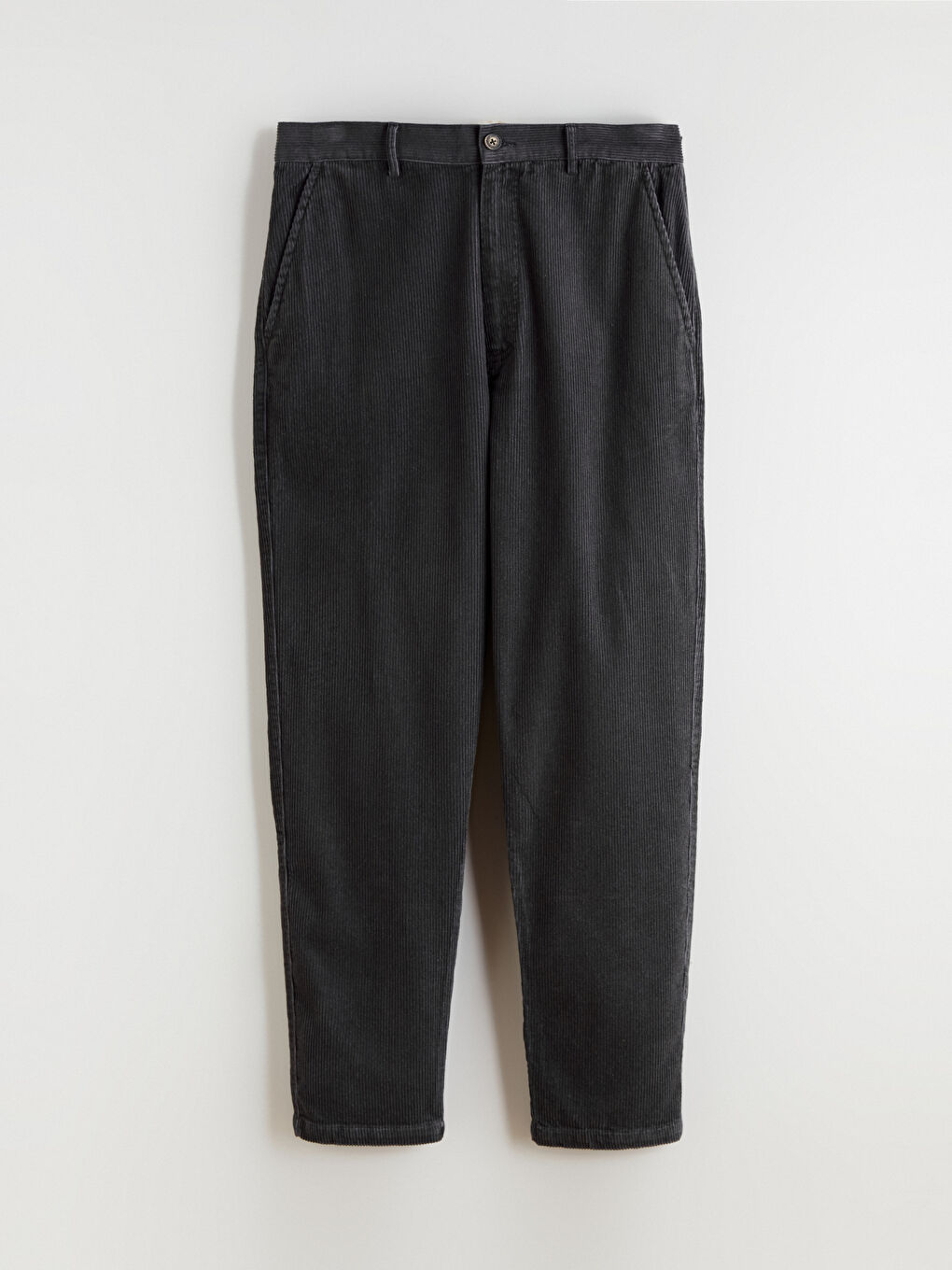 Брюки из бархата свободного кроя-4