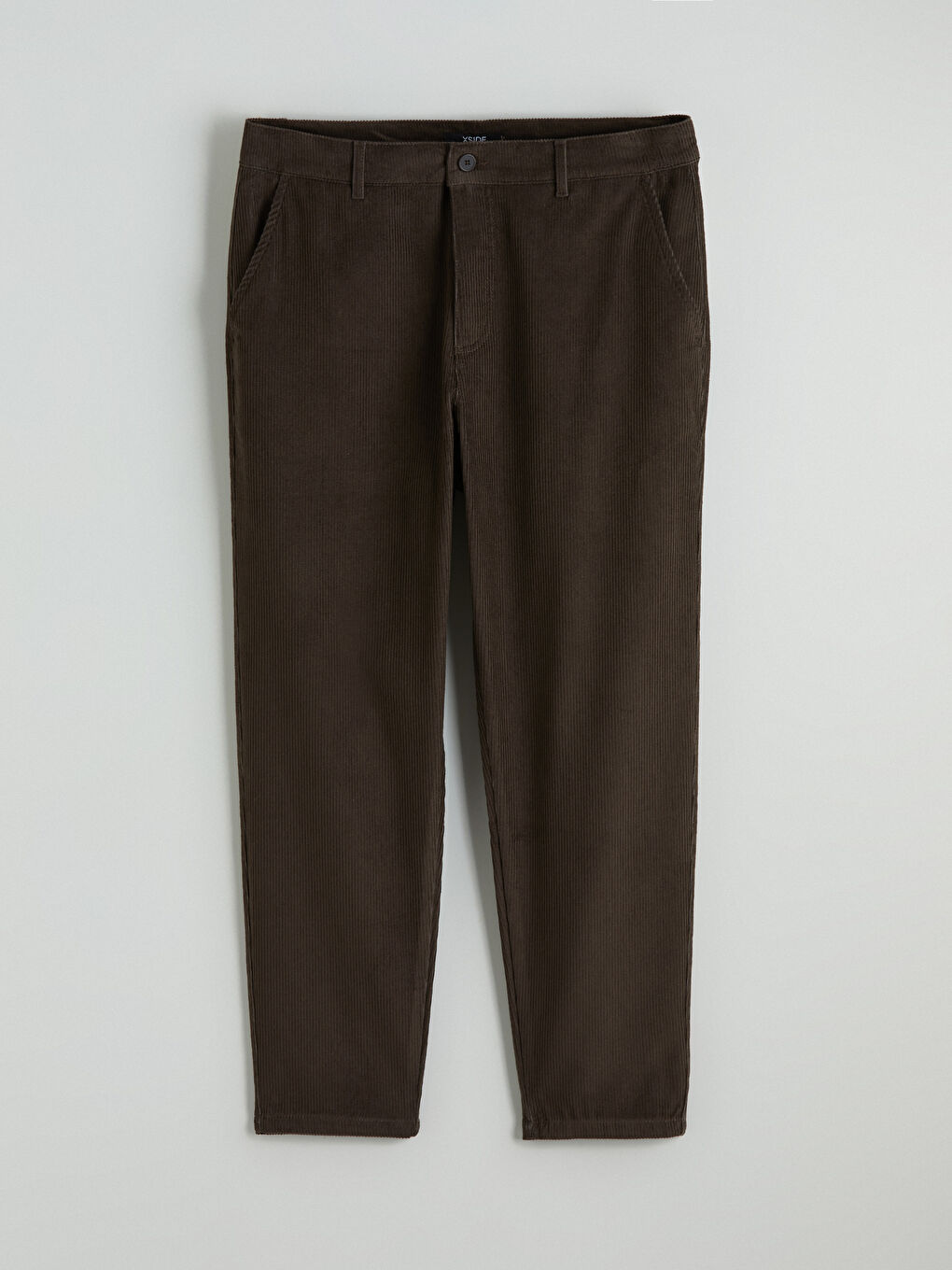 Relaxed Fit Velvet Men's Trousers-4