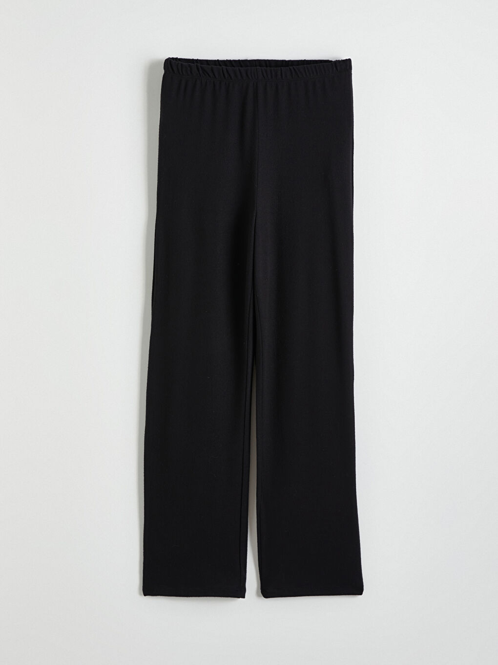 Siyah Bisiklet Yaka Baskılı Kadın Pijama Takımı	-3