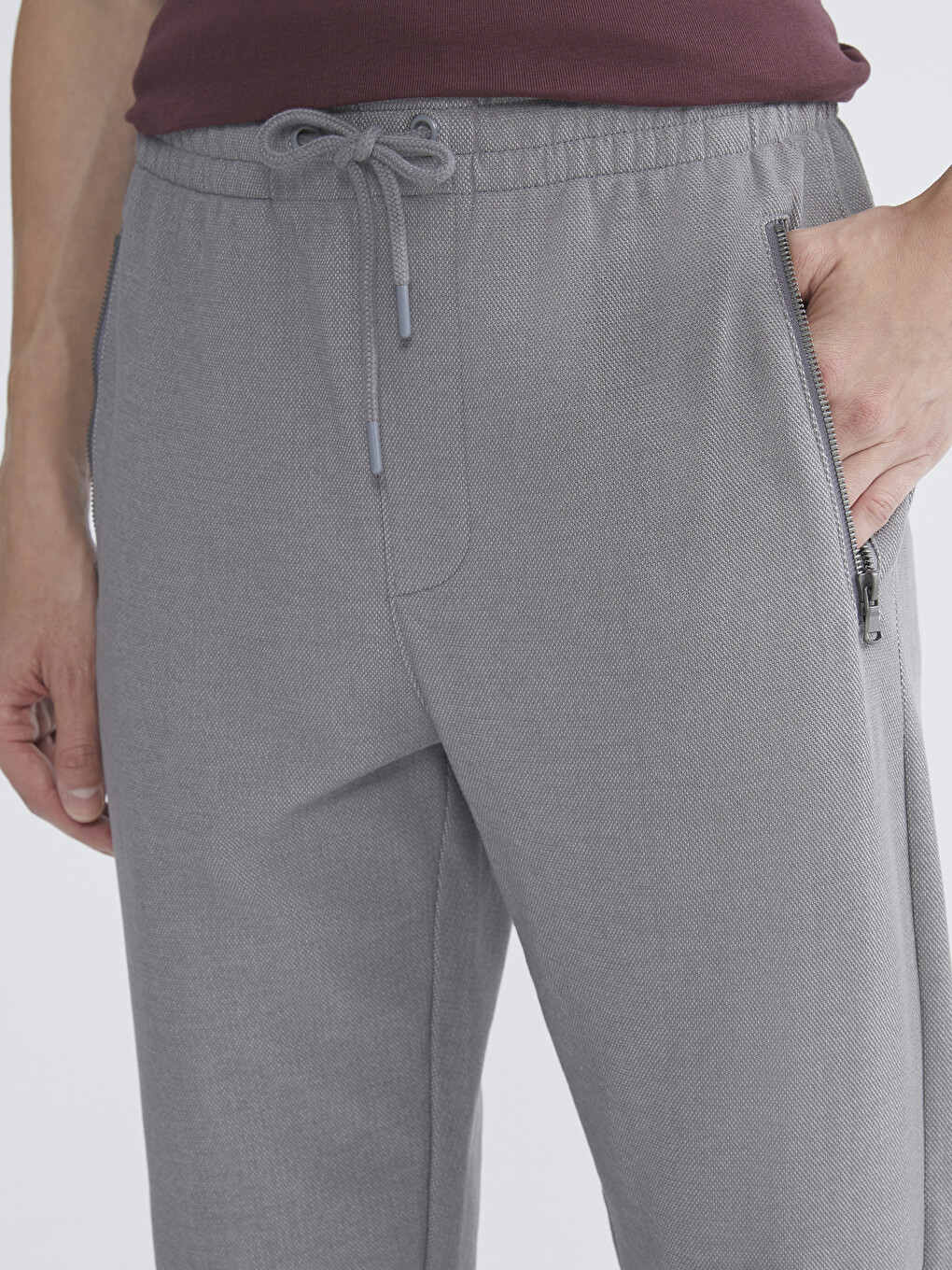 Gri Standart Kalıp Erkek Jogger Eşofman Altı-4