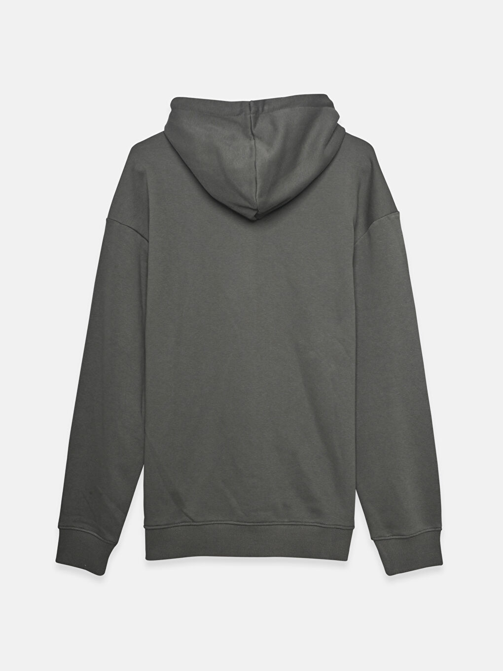 Baskılı Kapüşonlu Erkek Sweatshirt-1