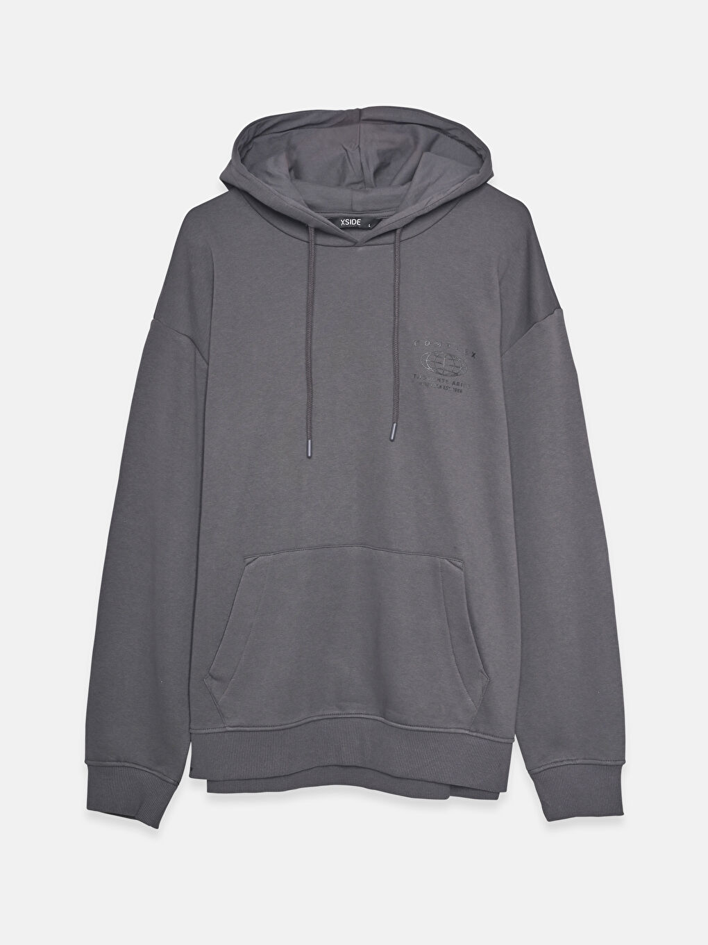 Baskılı Kapüşonlu Erkek Sweatshirt