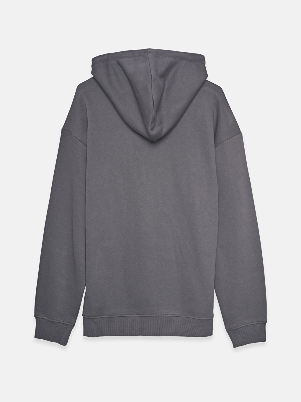 Baskılı Kapüşonlu Erkek Sweatshirt-1